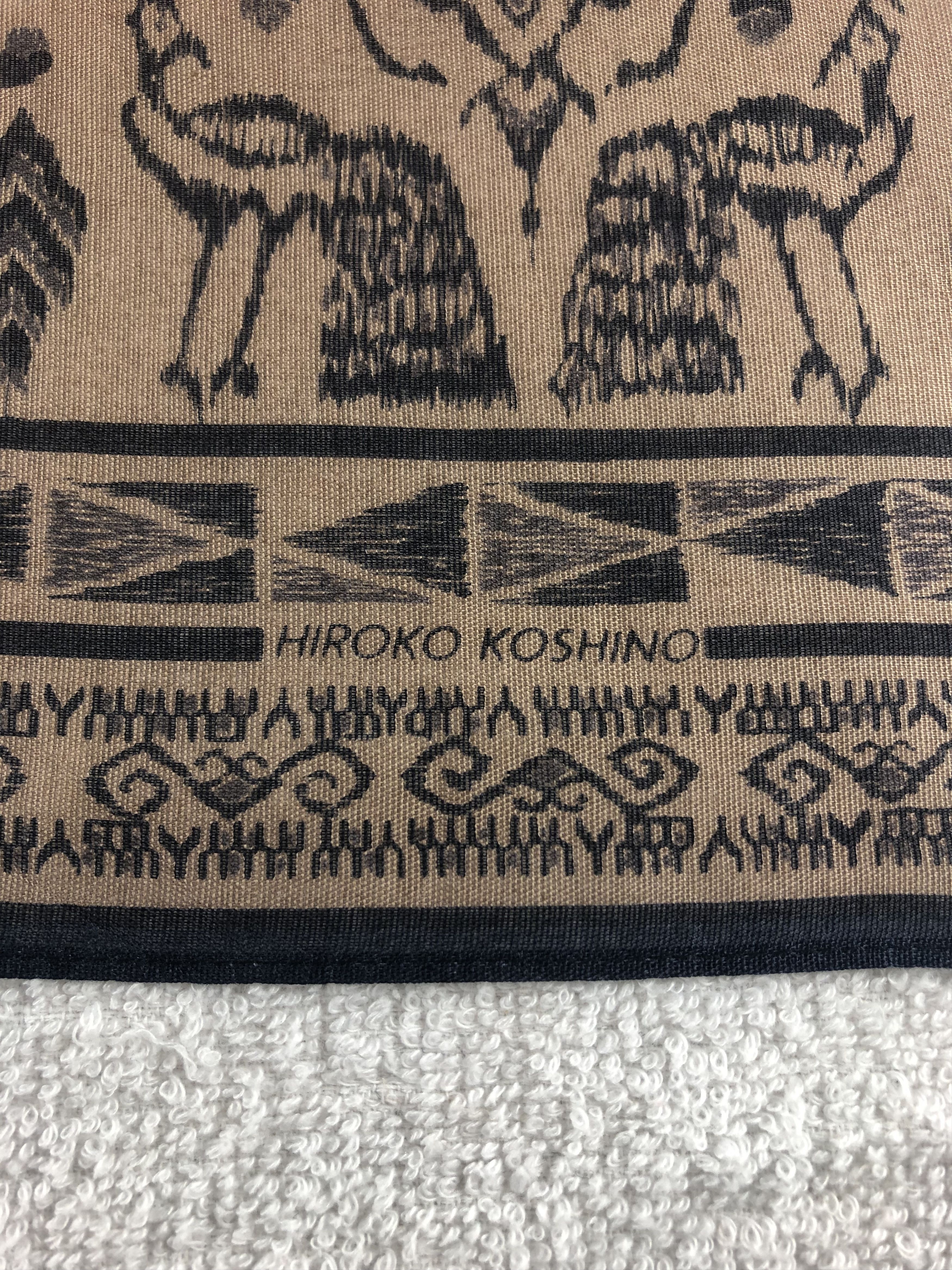 Hiroko Koshino Homme × Japanese Brand × Vintage Hiroko Koshino Handkerchief / Bandana / Neckerchief Size ONE SIZE - 5 Thumbnail