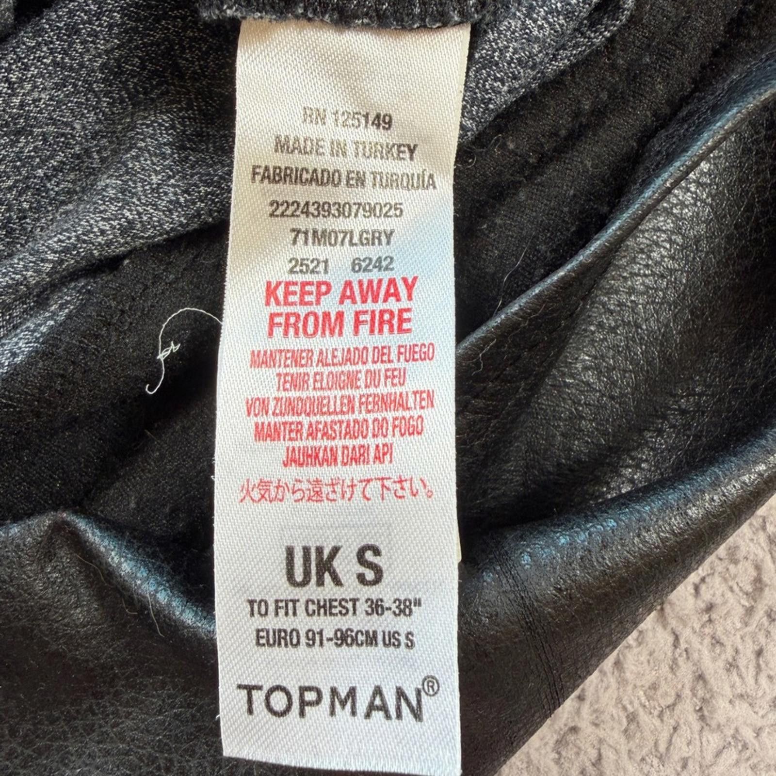 Topman Topman Mens S Longline T Shirt Grey Marled Black Topshop Size US S / EU 44-46 / 1 - 5 Thumbnail