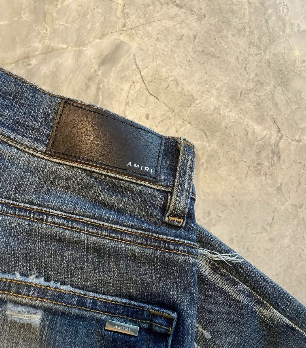 Amiri amiri limited edition blue patch denim jeans Size US 32 / EU 48 - 3 Thumbnail