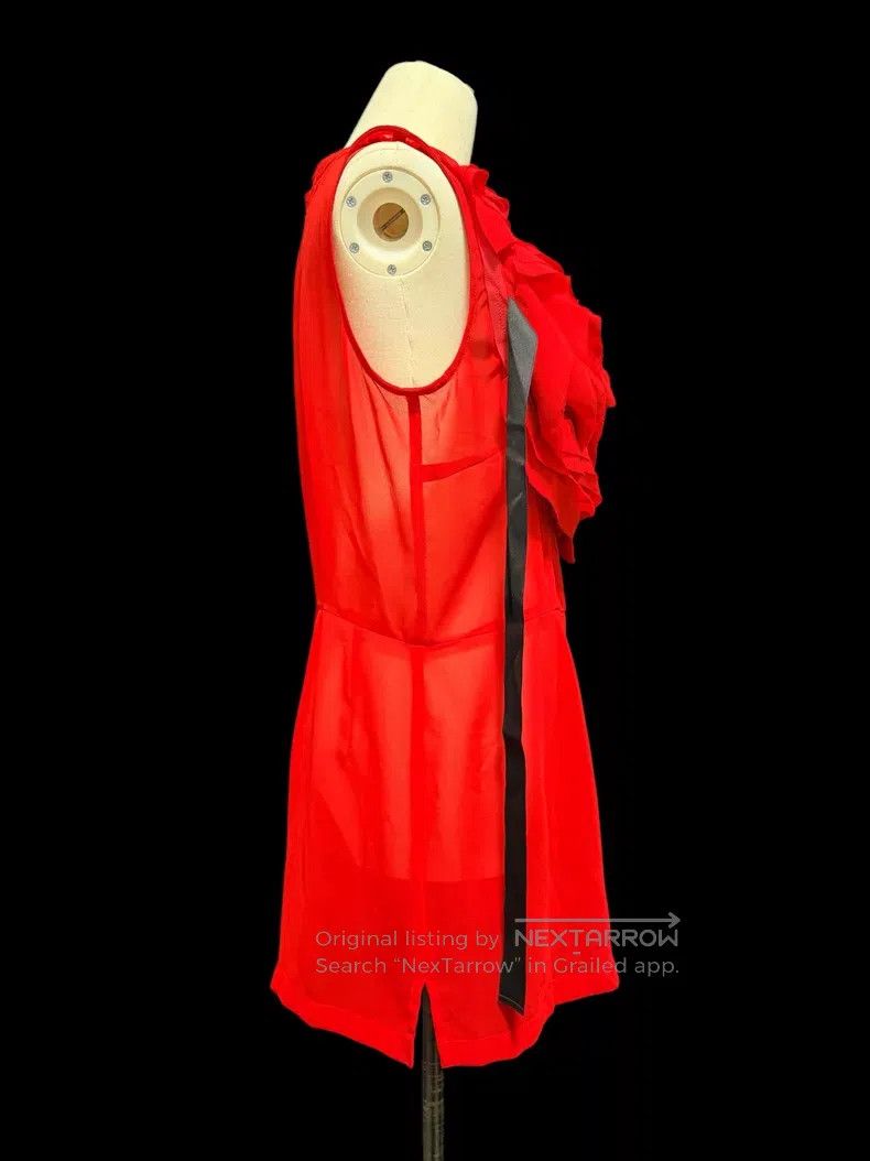 Comme des Garcons Comme des Garcons Size F Rosa Blouse Red Size S / US 4 / IT 40 - 3 Thumbnail
