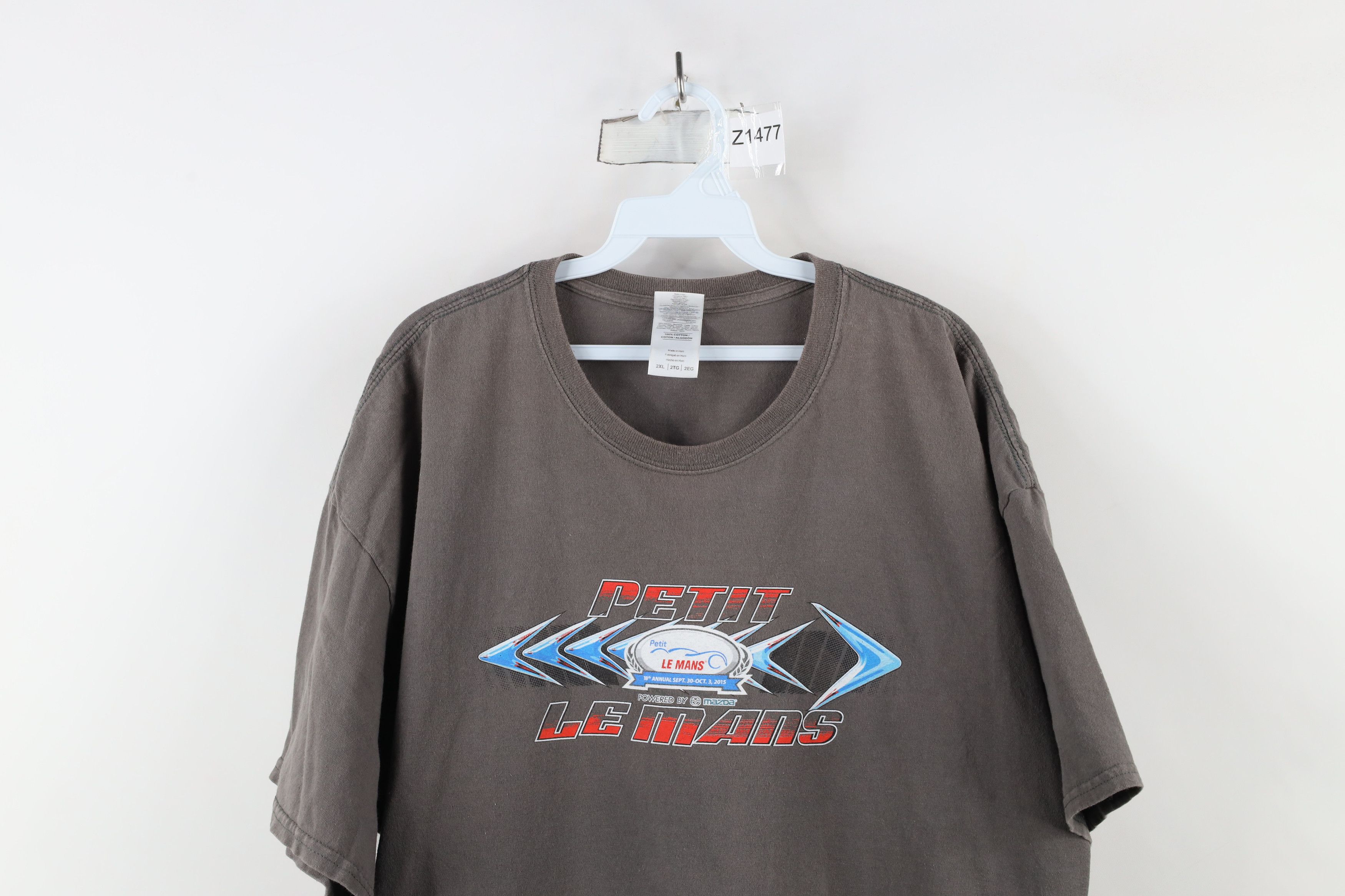 Vintage Vintage 2015 Petit Le Mans Endurance Car Racing T-Shirt Gray Size US XXL / EU 58 / 5 - 2 Thumbnail