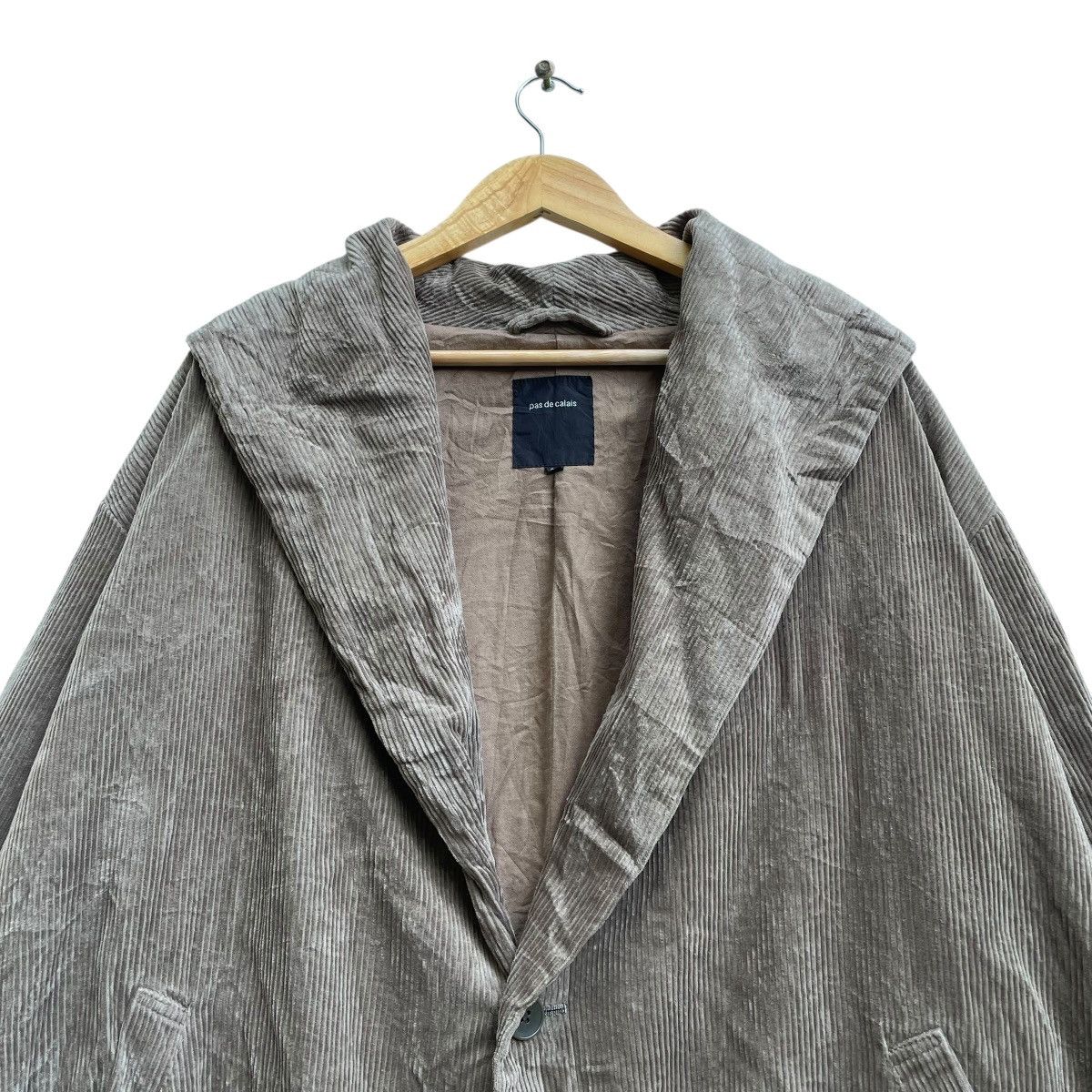 Autumn Cashmere × Designer × Pas de Calais Japanese Brand Pas De Calais Drape Long Coat Size M / US 6-8 / IT 42-44 - 3 Thumbnail