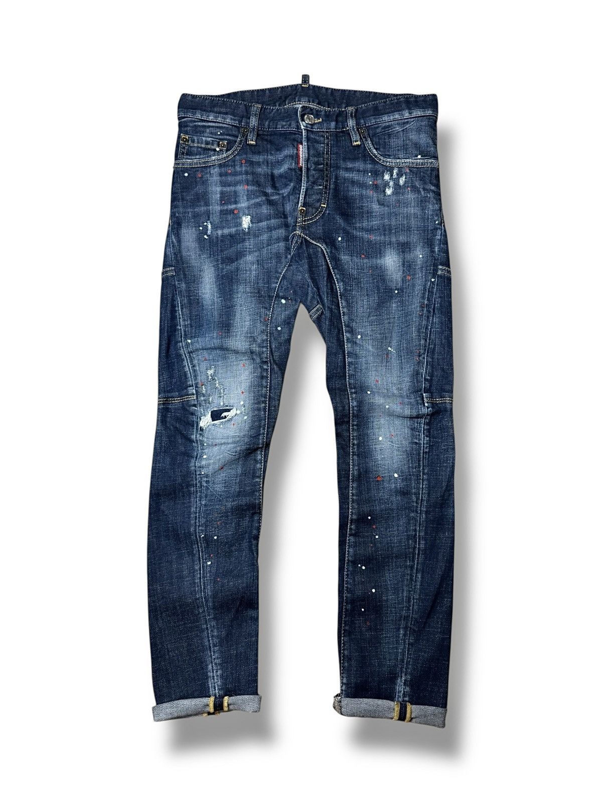 Dsquared2 Luxury Drip Dsquared2 Jeans pants distressed hype y2k opium Size US 30 / EU 46 - 1 Thumbnail