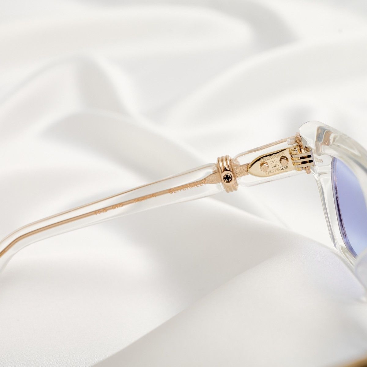 Chrome Hearts CHROME HEARTS CLITERALLY CRYSTAL SUNGLASSES Size ONE SIZE - 5 Thumbnail