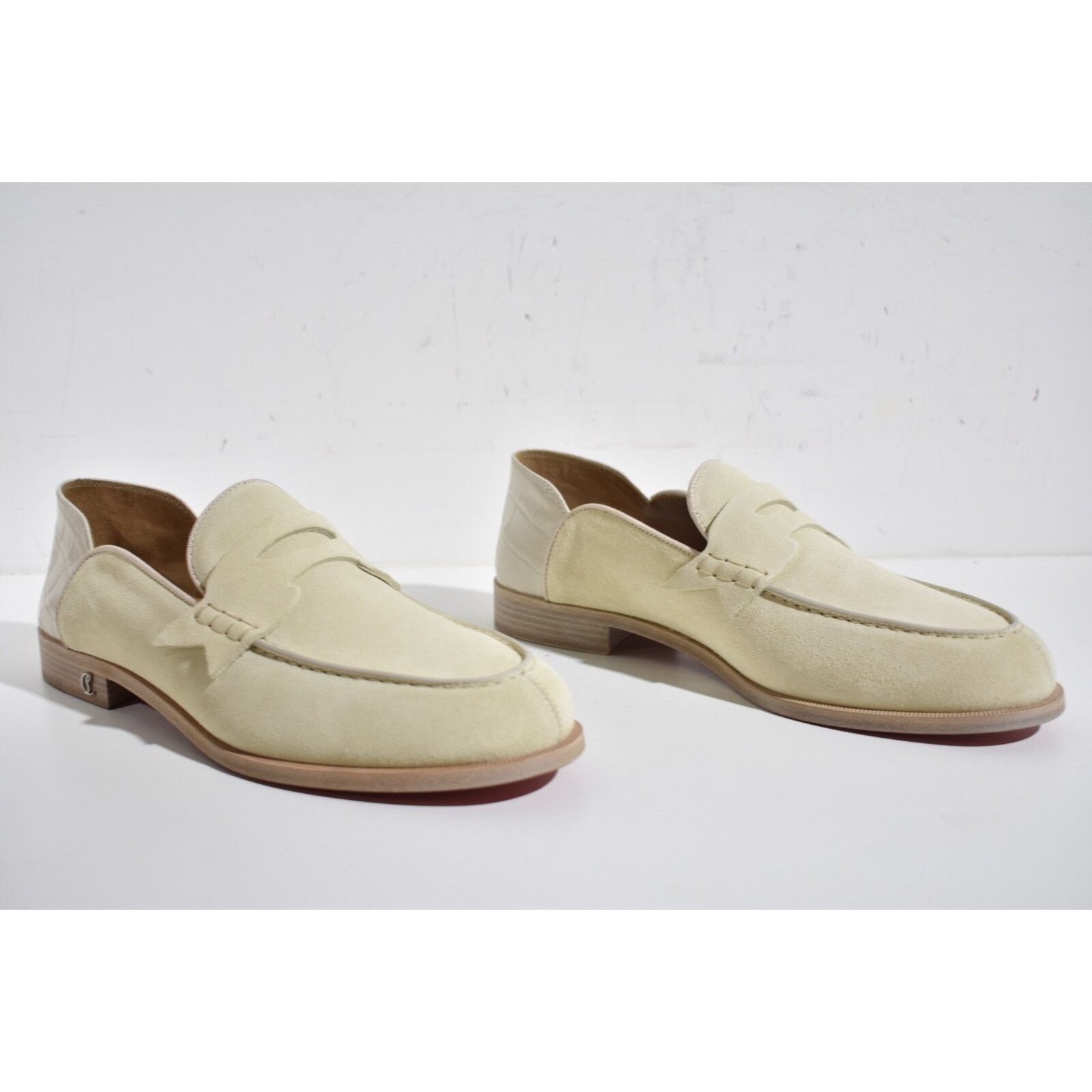 Christian Louboutin Christian Louboutin Panna Cotta Beige Dress Loafer 43 10 Size US 10 / EU 43 - 4 Thumbnail