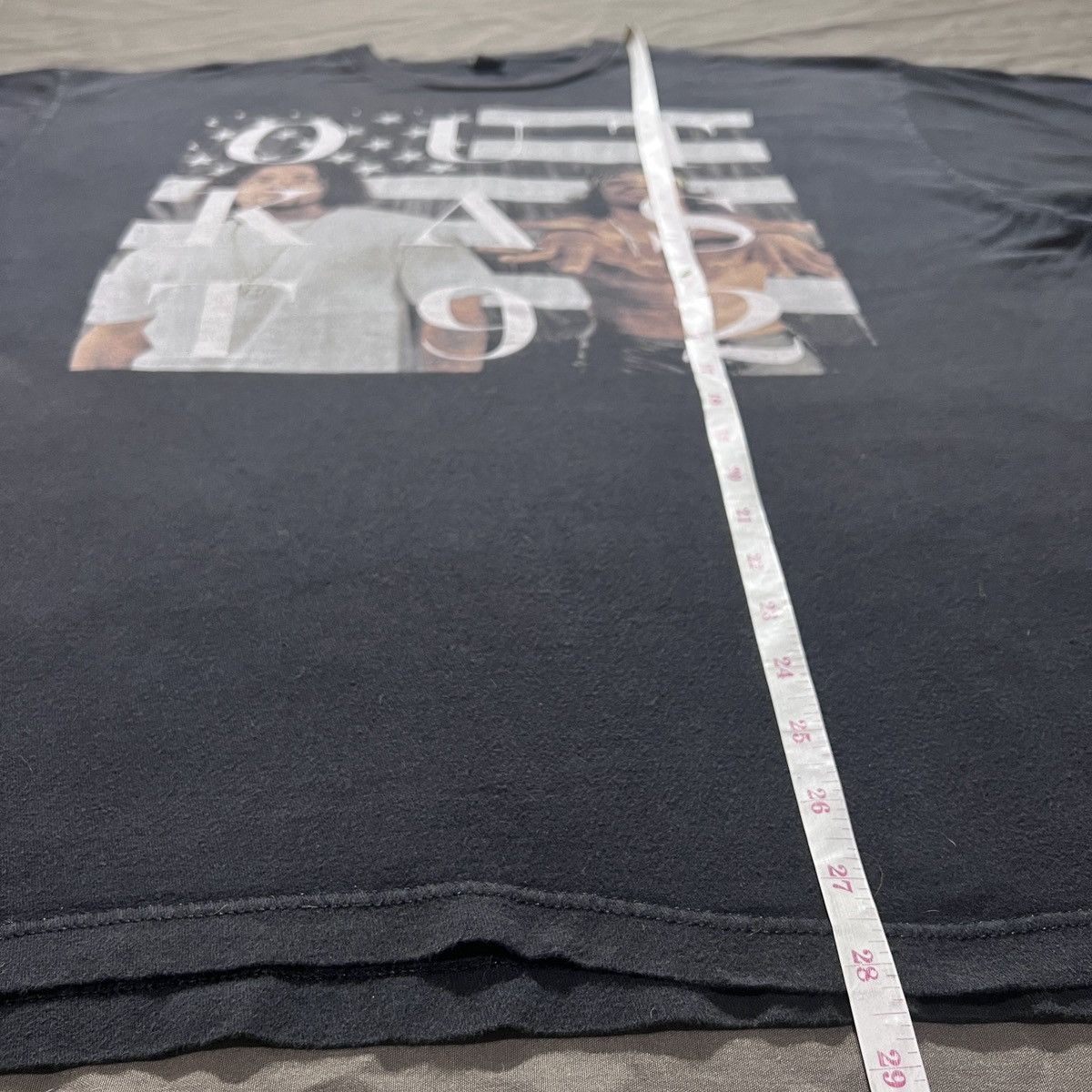 Rap Tees Vintage Y2K Outkast Hip hop duo Promo Graphic Tee 2XL Faded Size US XXL / EU 58 / 5 - 6 Thumbnail