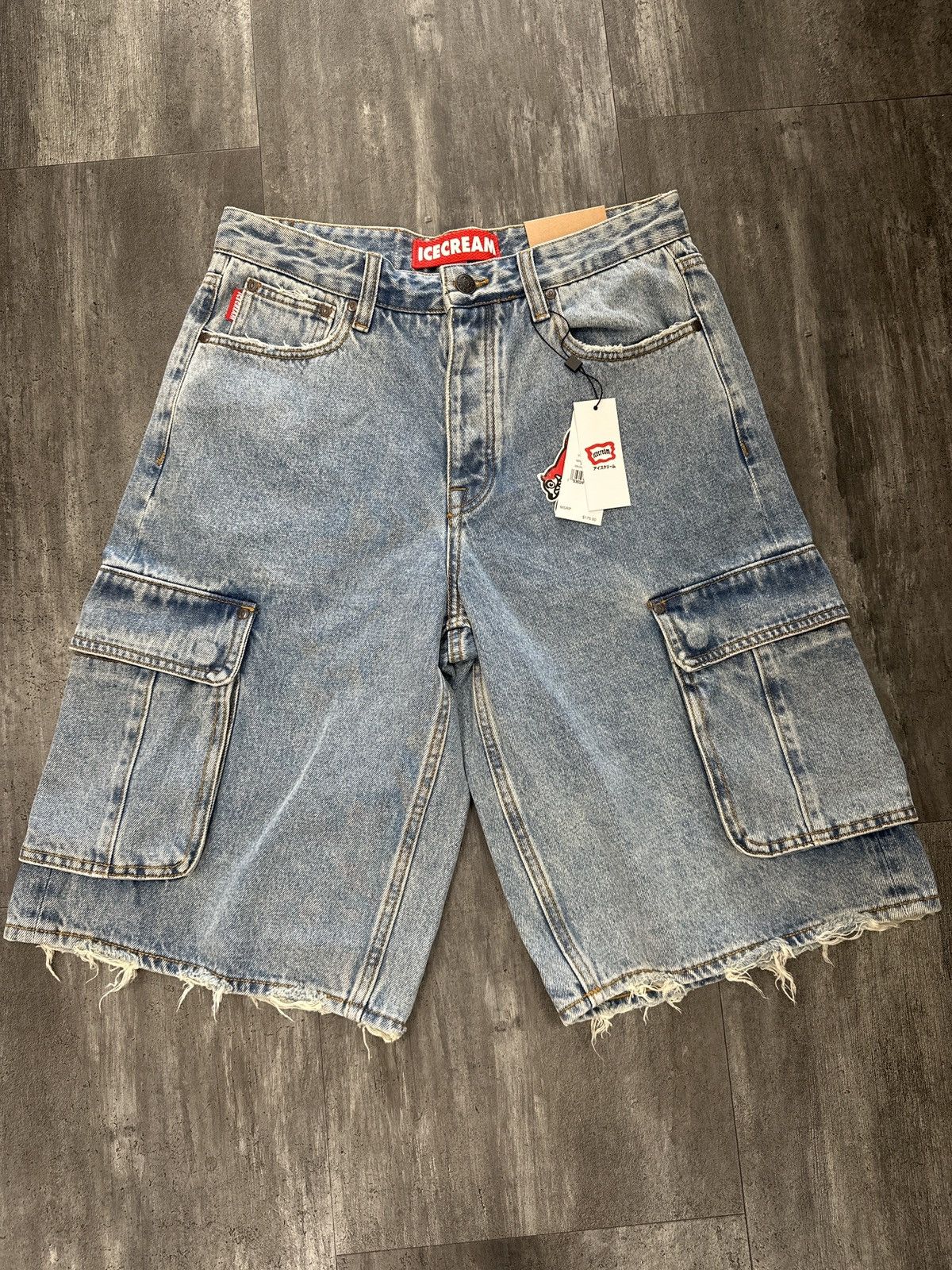Icecream Ice cream denim cargo shorts Size US 30 / EU 46 - 2 Thumbnail