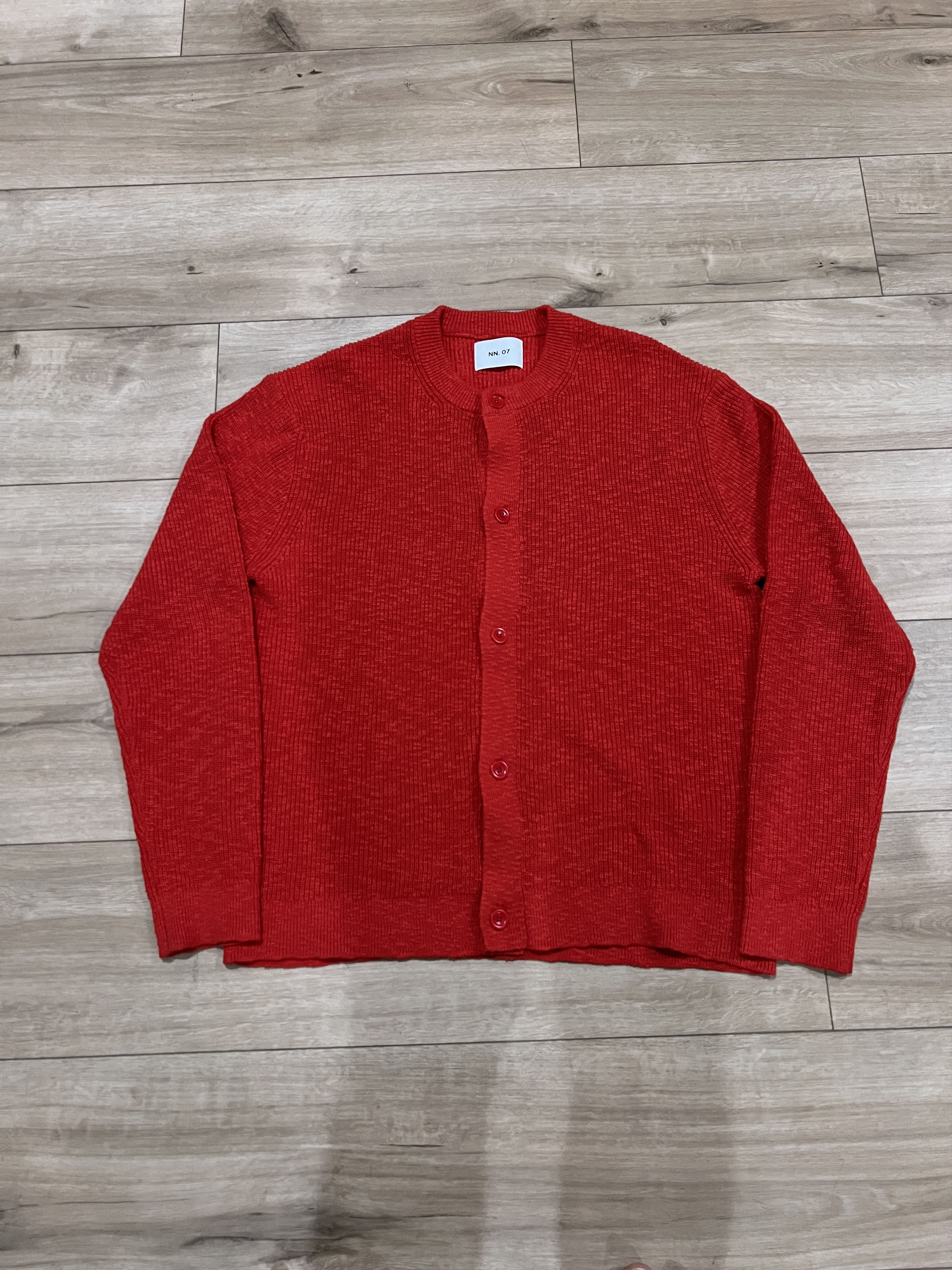 NN07 NN07 Red Jasper Cardigan Sweater - Size Medium Size US M / EU 48-50 / 2 - 1 Thumbnail