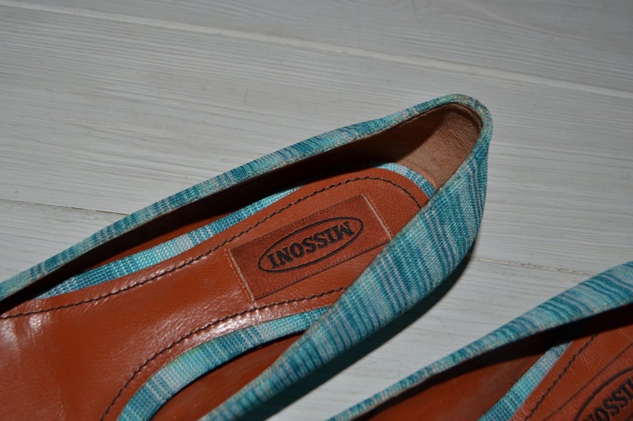 Missoni Missoni Knit Striped Classic Ballet Flat Shoe Size EUR 37 Size US 6 / IT 36 - 5 Thumbnail