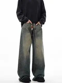 Japanese Brand VIBE vintage high street casual straight wide leg jeans Size US 34 / EU 50 - 4 Thumbnail