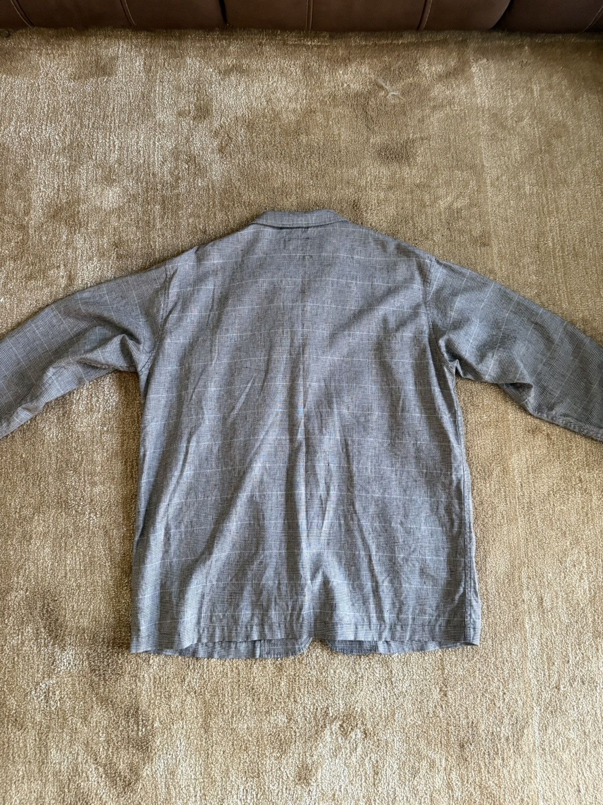 Beams Plus Beams Plus Linen Plaid Chore Jacket Size US XL / EU 56 / 4 - 2 Thumbnail