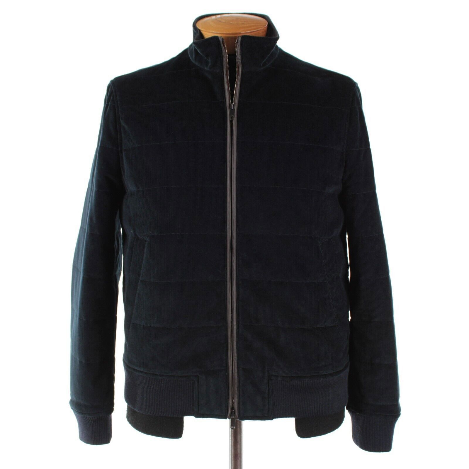Luciano Barbera Luciano Barbera Jacket Size M US In Blue Cotton Blend Size US M / EU 48-50 / 2 - 1 Thumbnail