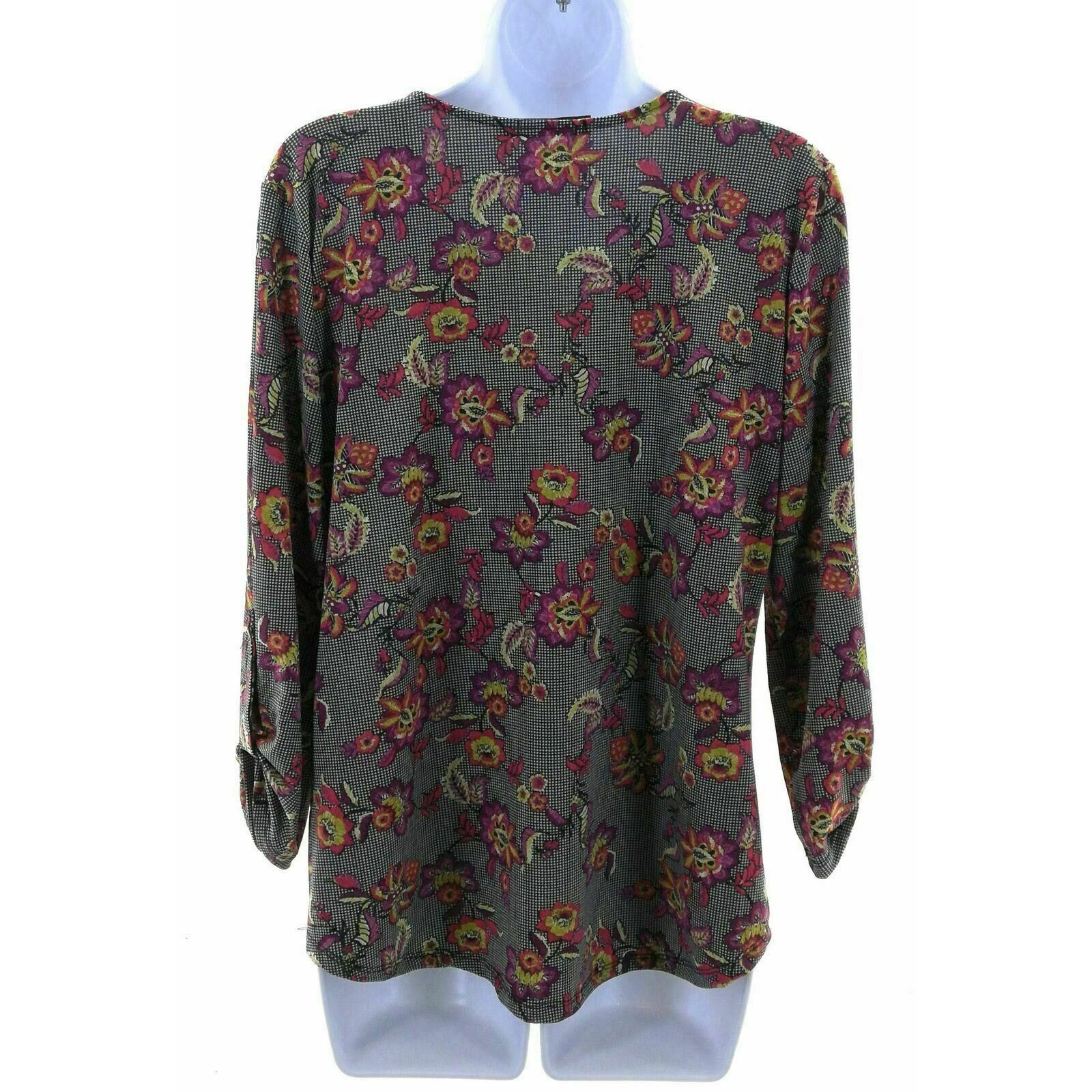 Other Cure Multi-Color Floral V Neck Top - Size Small Size S / US 4 / IT 40 - 3 Thumbnail