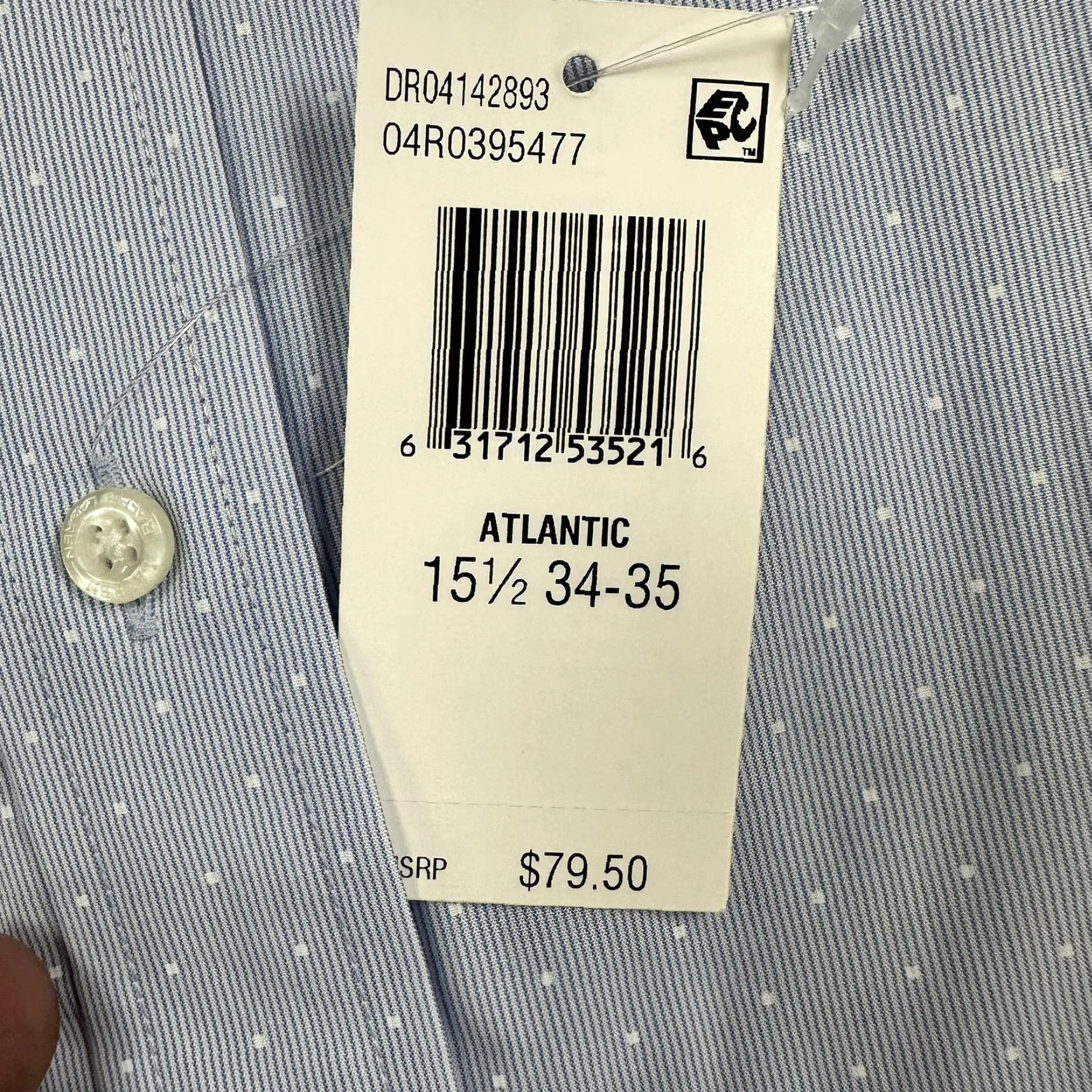 Ralph Lauren Lauren Ralph Lauren Shirt Men Medium 15.5 34-35 Ultraflex Stretch Blue Long Sleeve Collared Dress Shirt Size US L / EU 52-54 / 3 - 7 Thumbnail