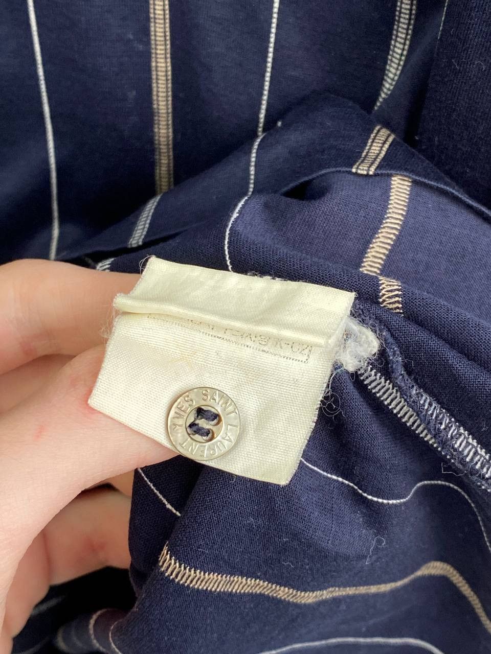Vintage × Yves Saint Laurent Vintage Yves Saint Laurent Polo Tee Shirt Size US L / EU 52-54 / 3 - 5 Thumbnail