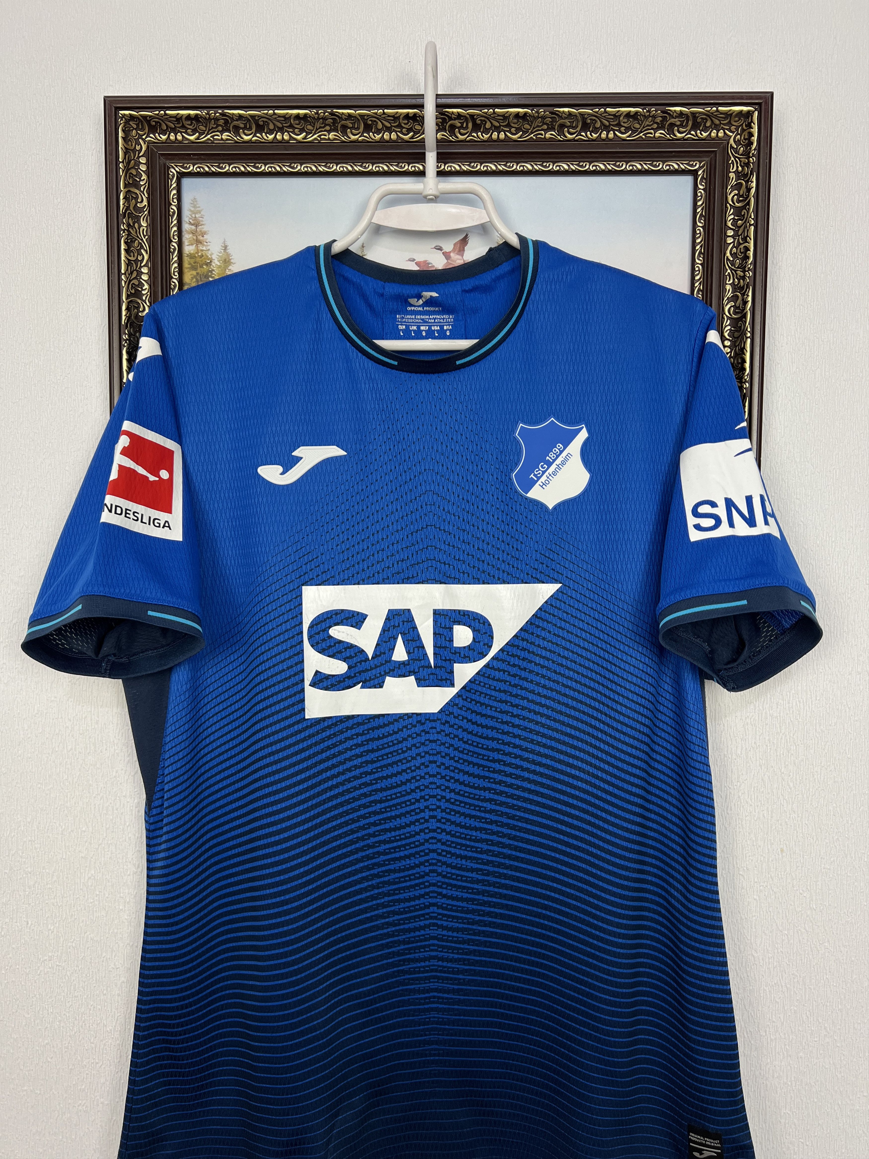Joma TSG 1899 Hoffenheim Home football shirt 2021 #10 Dabbur Size US L / EU 52-54 / 3 - 5 Thumbnail