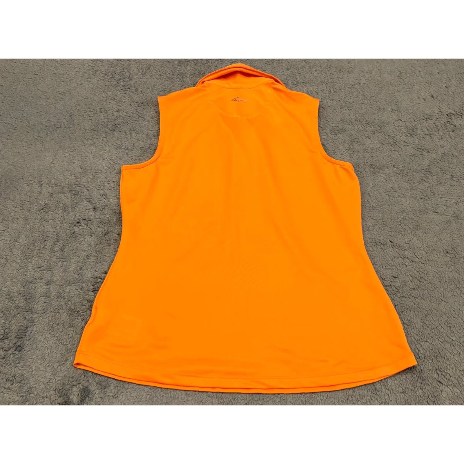 Vintage Greg Norman Top Womens Small Orange Collared Sleeveless Golf Preppy Mom Shirt Polo Short Sleeve (No, Sleeveless) Size S / US 4 / IT 40 - 5 Thumbnail