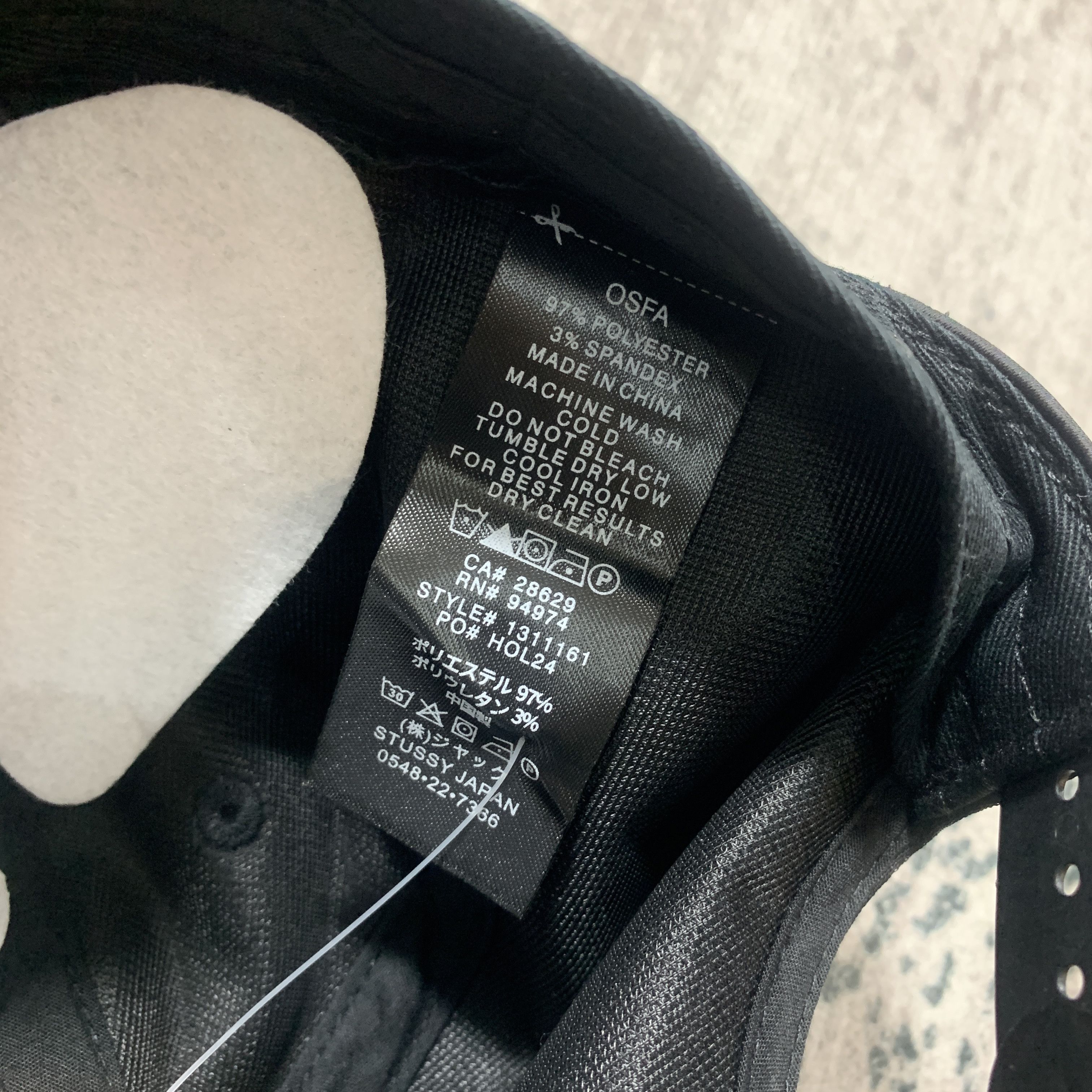 Other STUSSY BURLY THREADS CAP BLACK Size ONE SIZE - 5 Thumbnail