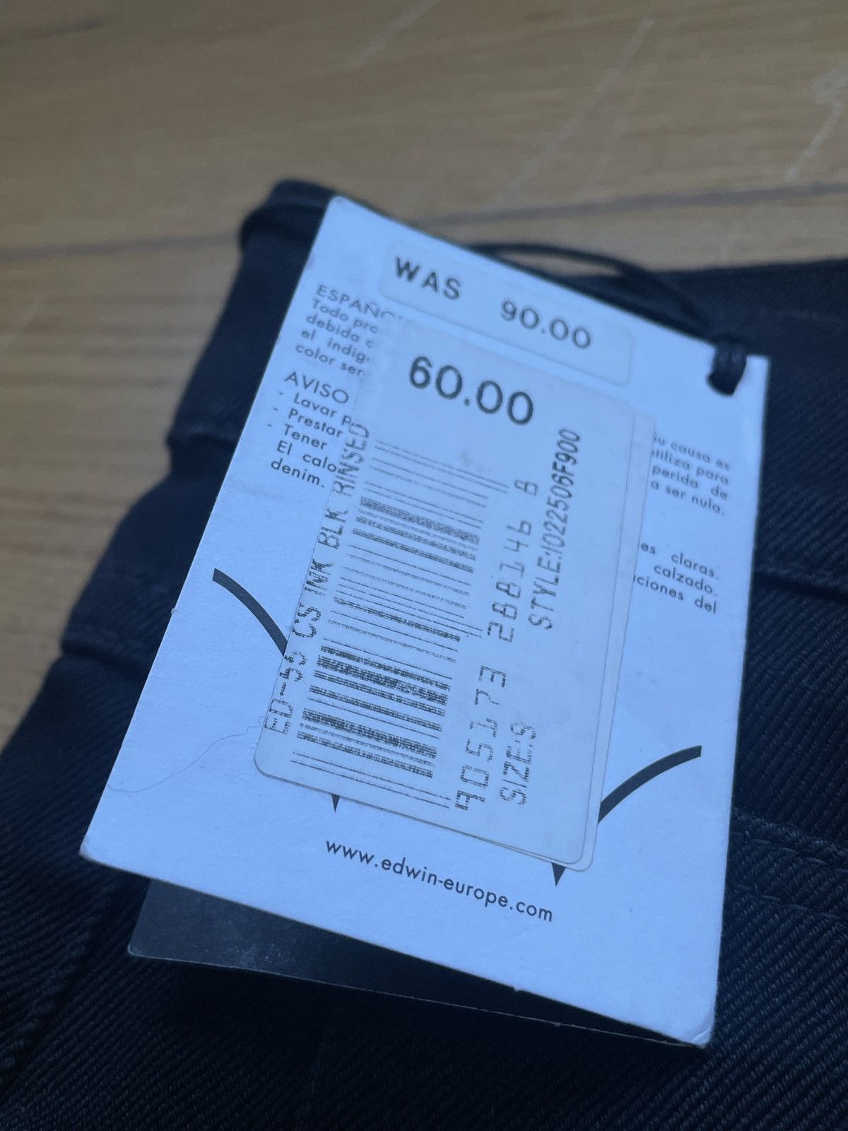 Edwin Edwin x Japanese Brand ED55 Black Denim Jeans W30 Tapered Size US 30 / EU 46 - 11 Thumbnail