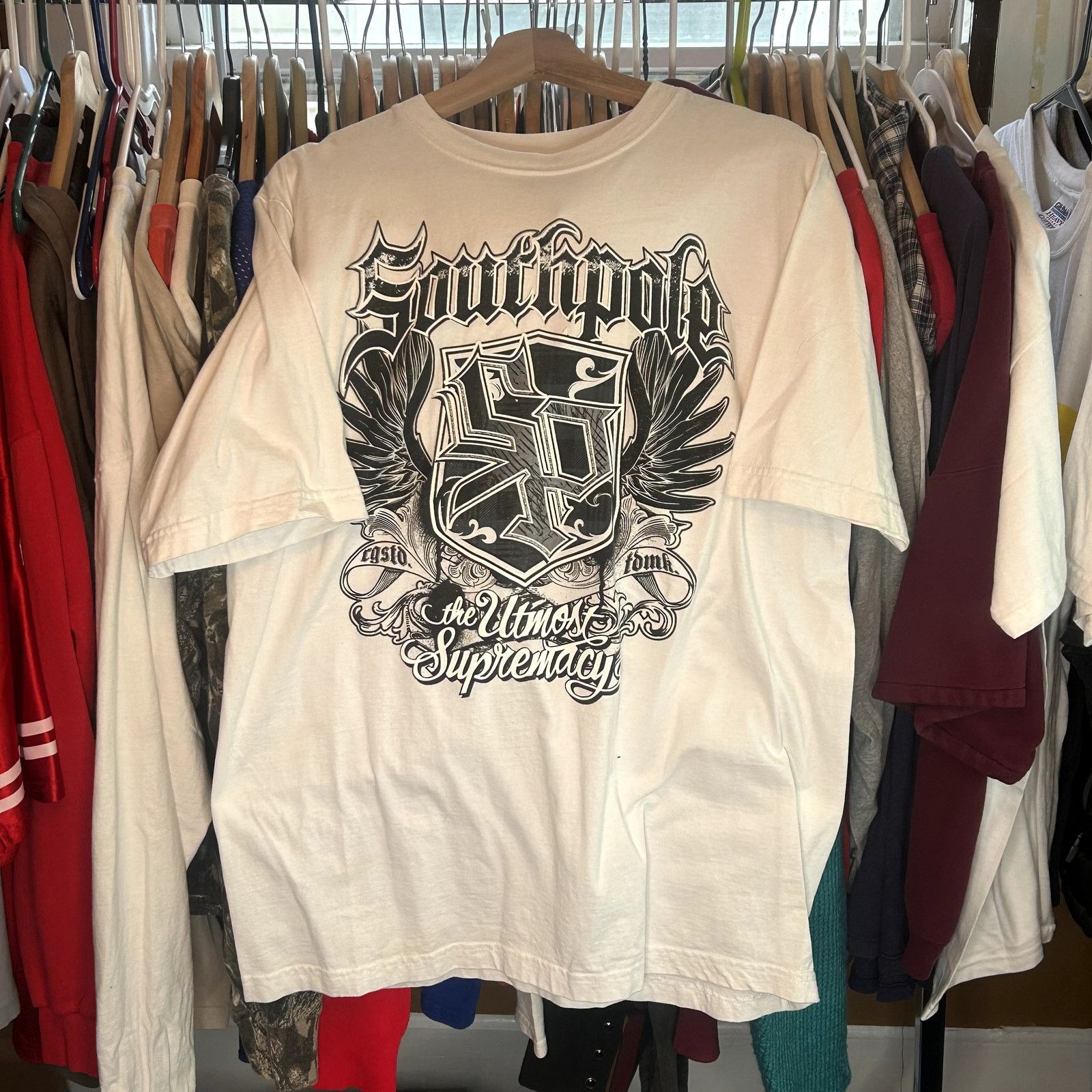 Southpole Y2K South Pole White T-Shirt XL Size US XL / EU 56 / 4 - 1 Thumbnail