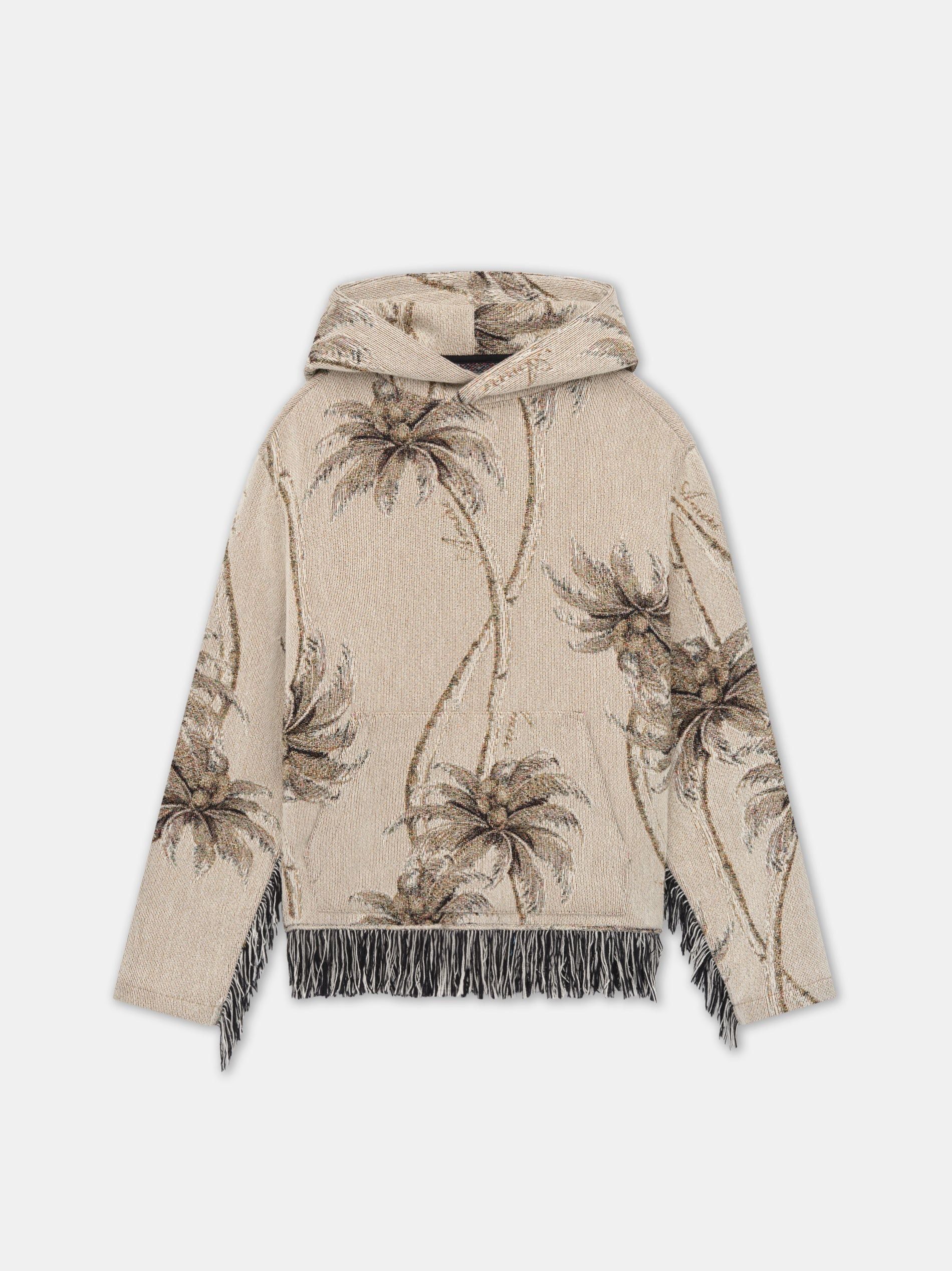 Amiri o1s1wg110725 Twisted Palms Tapestry Hoodie in Multicolor Size US M / EU 48-50 / 2 - 1 Thumbnail