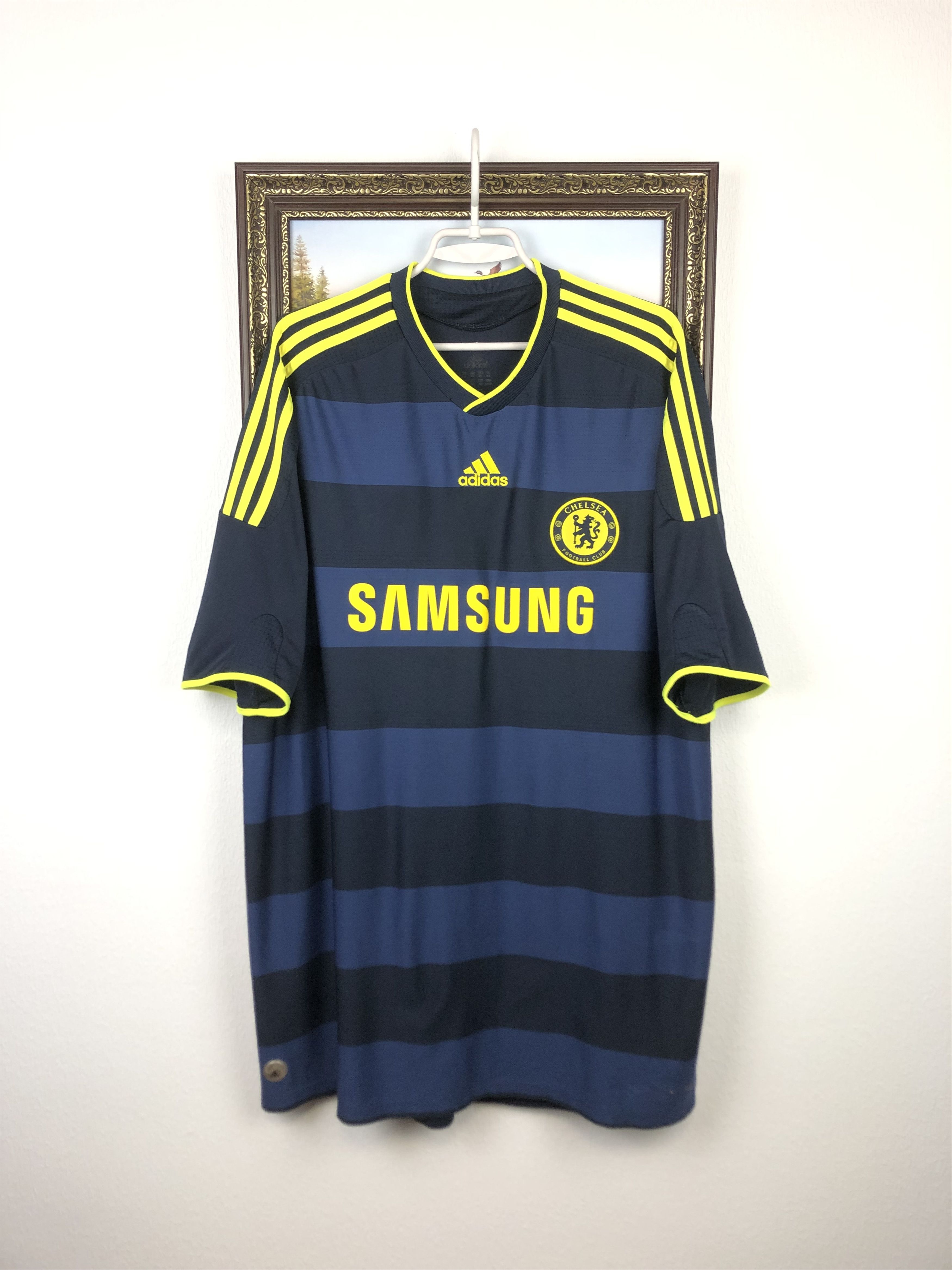 Adidas Chelsea football shirt 2009 Soccer Adidas Jersey Mens Trikot Size US XXL / EU 58 / 5 - 1 Thumbnail