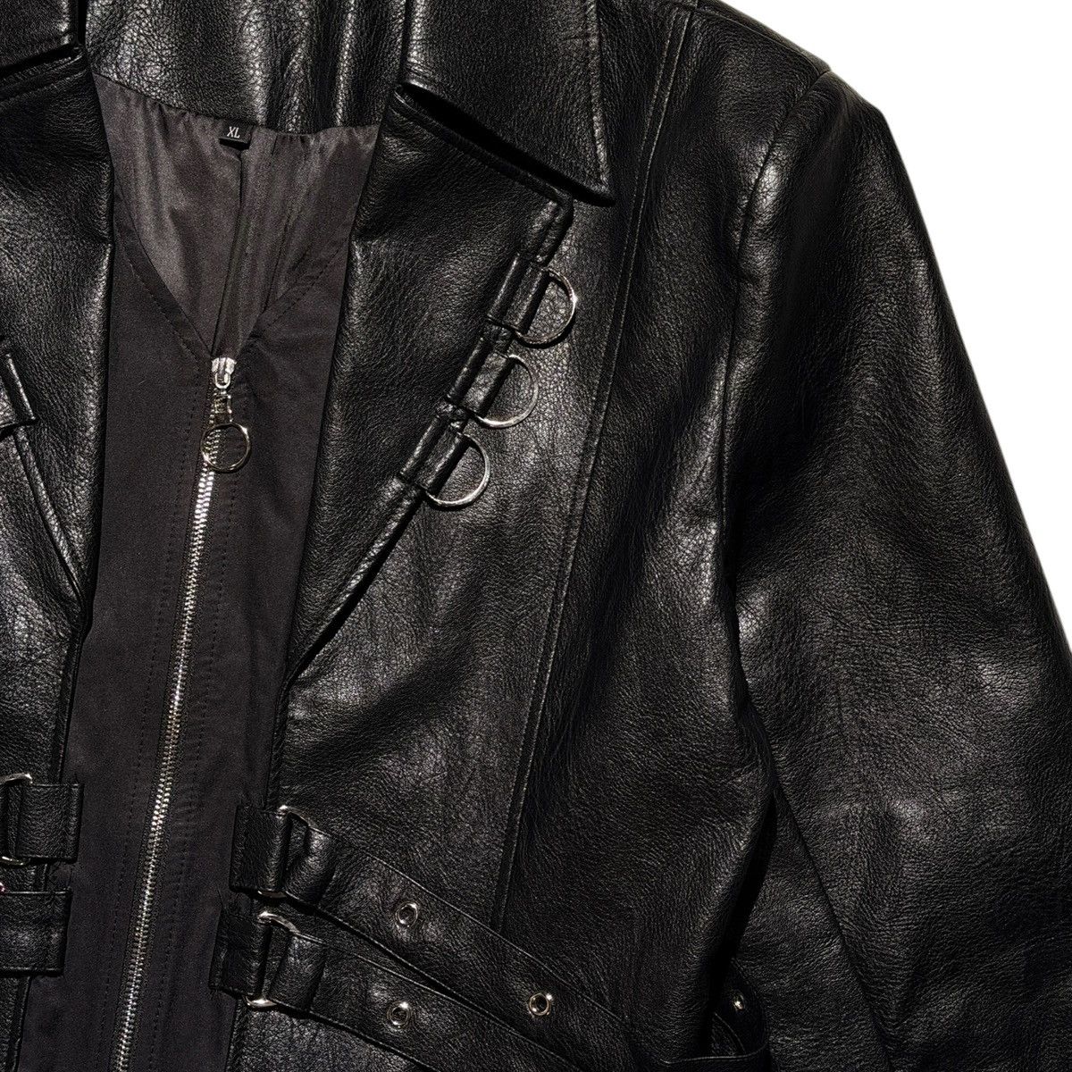 Genuine Leather Harness Leather trench coat Size US XL / EU 56 / 4 - 2 Thumbnail