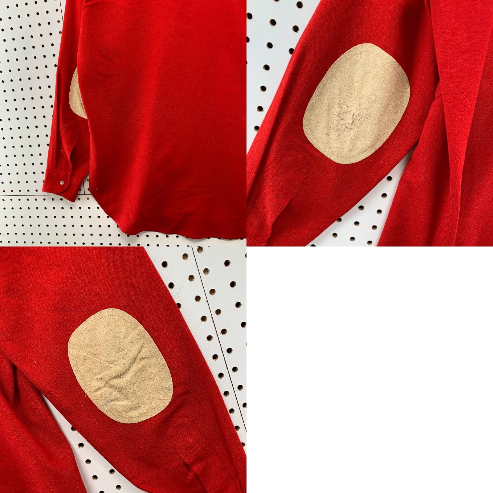 Pendleton VINTAGE Pendleton Shirt Mens M Wool Flannel Red 70s 80s USA Leather Elbow Button-Up Pockets Music? Size US M / EU 48-50 / 2 - 9 Thumbnail