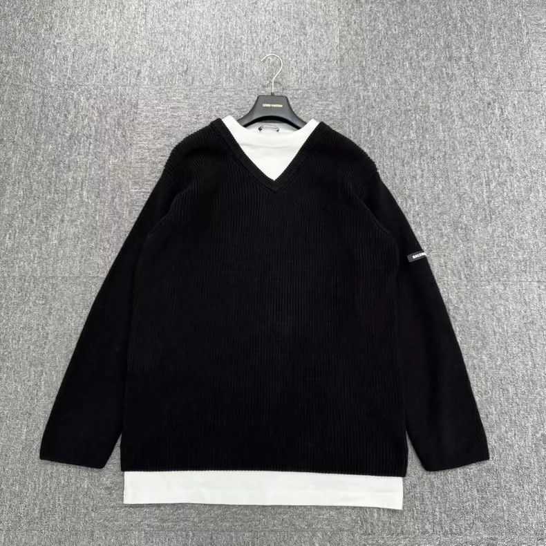 Balenciaga Balenciaga Layered Knit Sweater - dmc Size US XXL / EU 58 / 5 - 1 Thumbnail