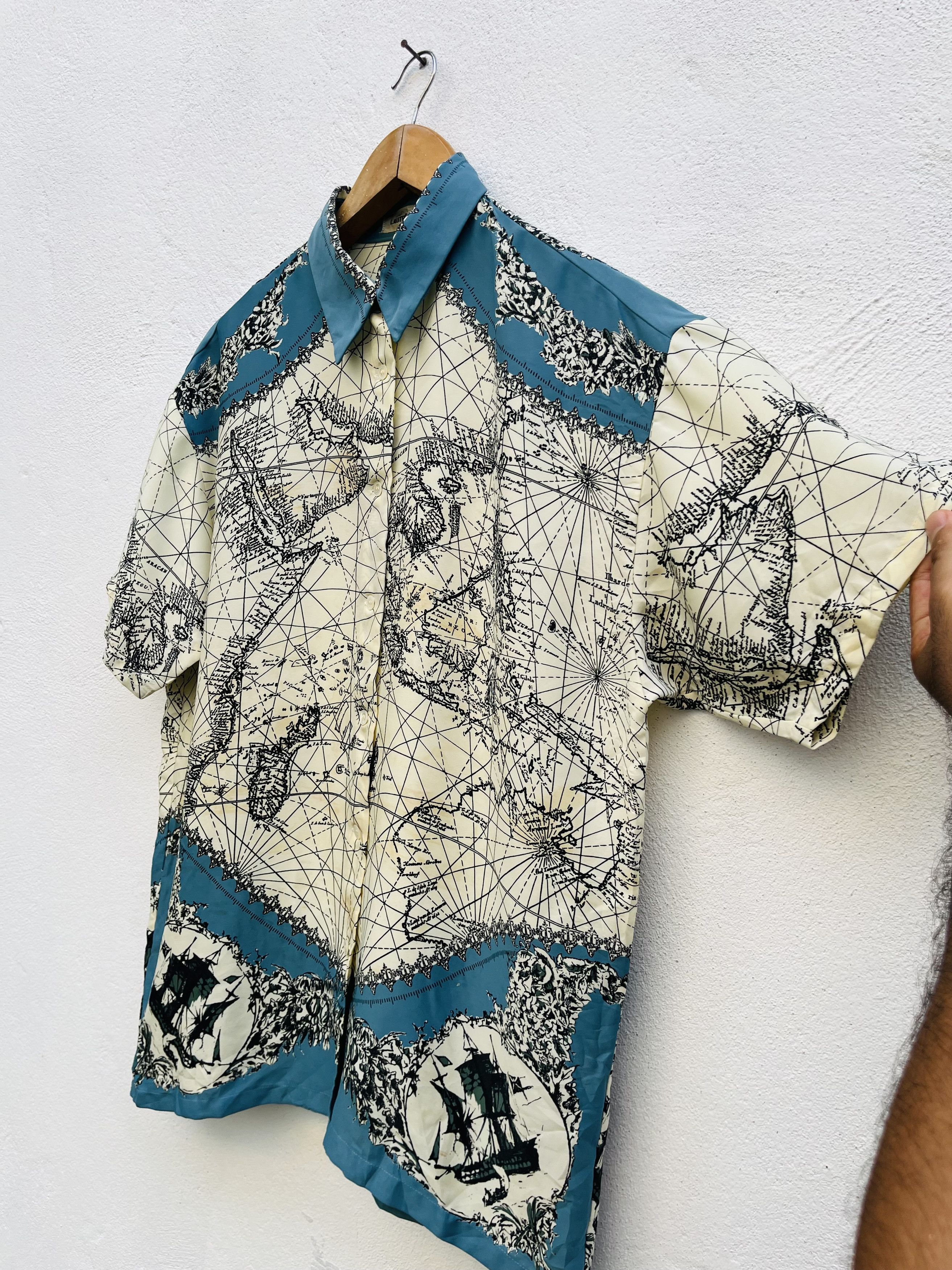 Japanese Brand × Vintage Vintage Lautreamont Map Italian Designer Fashion Style Size US M / EU 48-50 / 2 - 5 Thumbnail