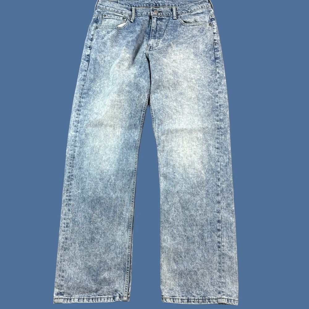 Levi's Levis 569 Jeans Mens 34x34 Light Acid Wash Denim Loose Straight Fit Skate Casual Pants Size US 34 / EU 50 - 1 Thumbnail