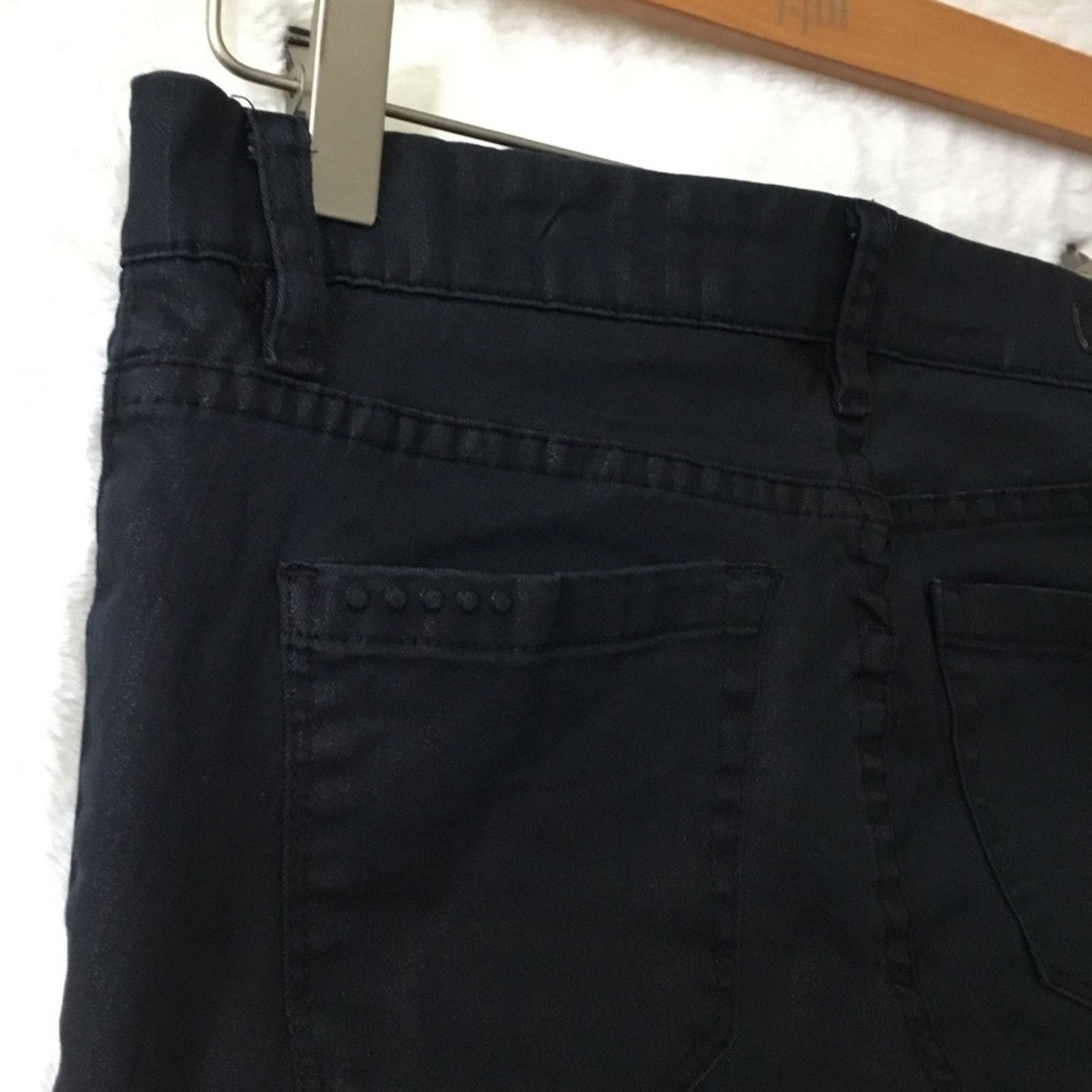 BLANKNYC Blank NYC Dark Gray Shimmer Stretch Skinny Jeans Size 28" / US 6 / IT 42 - 9 Thumbnail