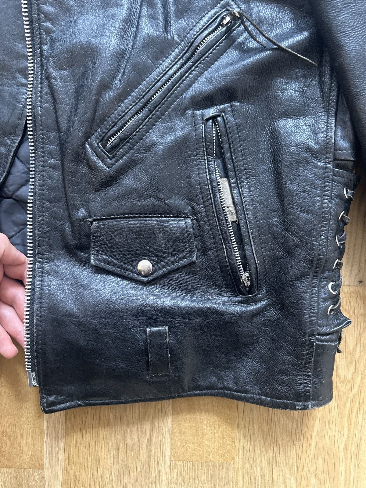 Vintage Vintage Excelled Motorcycle Leather Jacket Size US XL / EU 56 / 4 - 10 Thumbnail