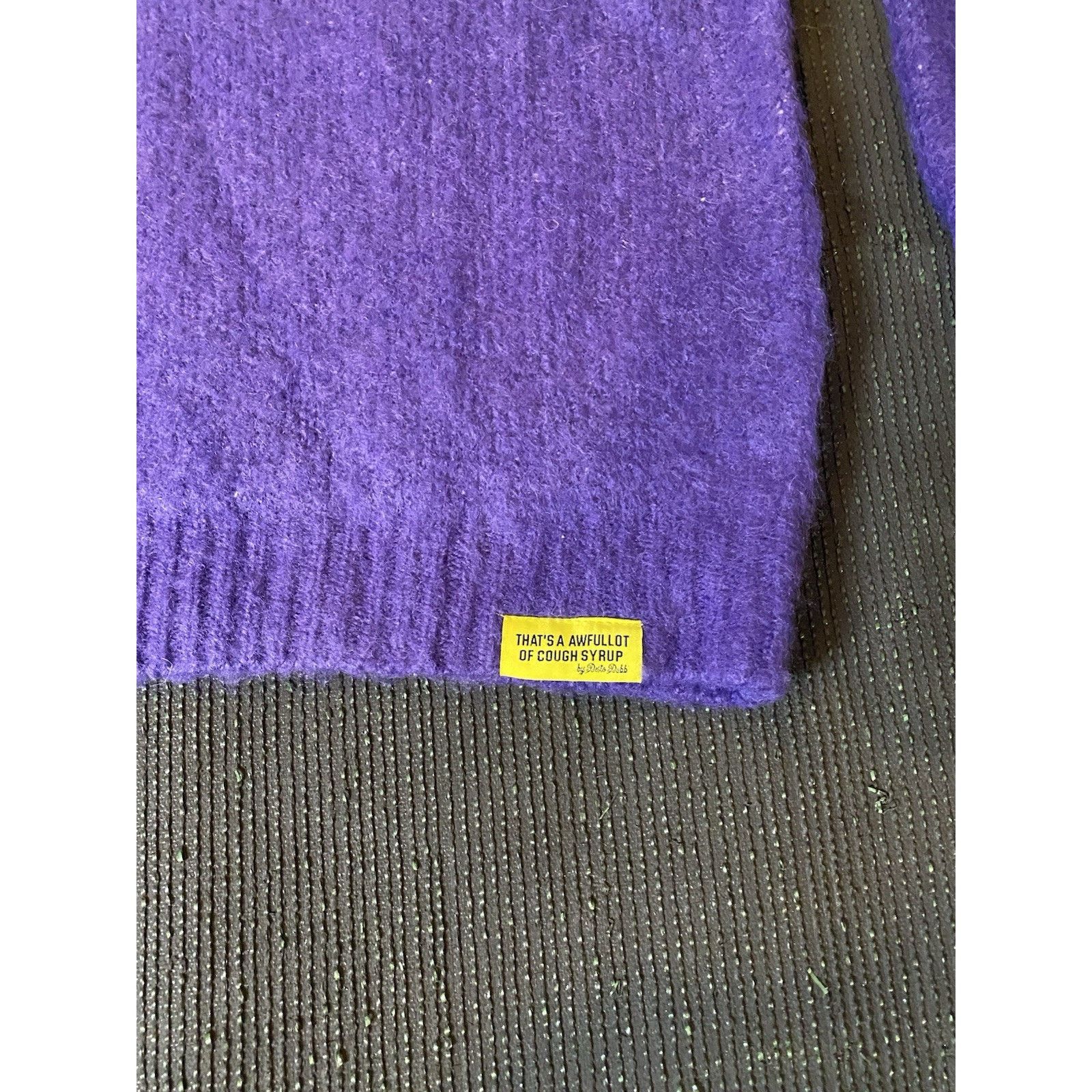 Awful Lot of Cough Syrup Size L - Cough Syrup Mohair Sweater ' Purple ' | NEW! Size US L / EU 52-54 / 3 - 4 Thumbnail