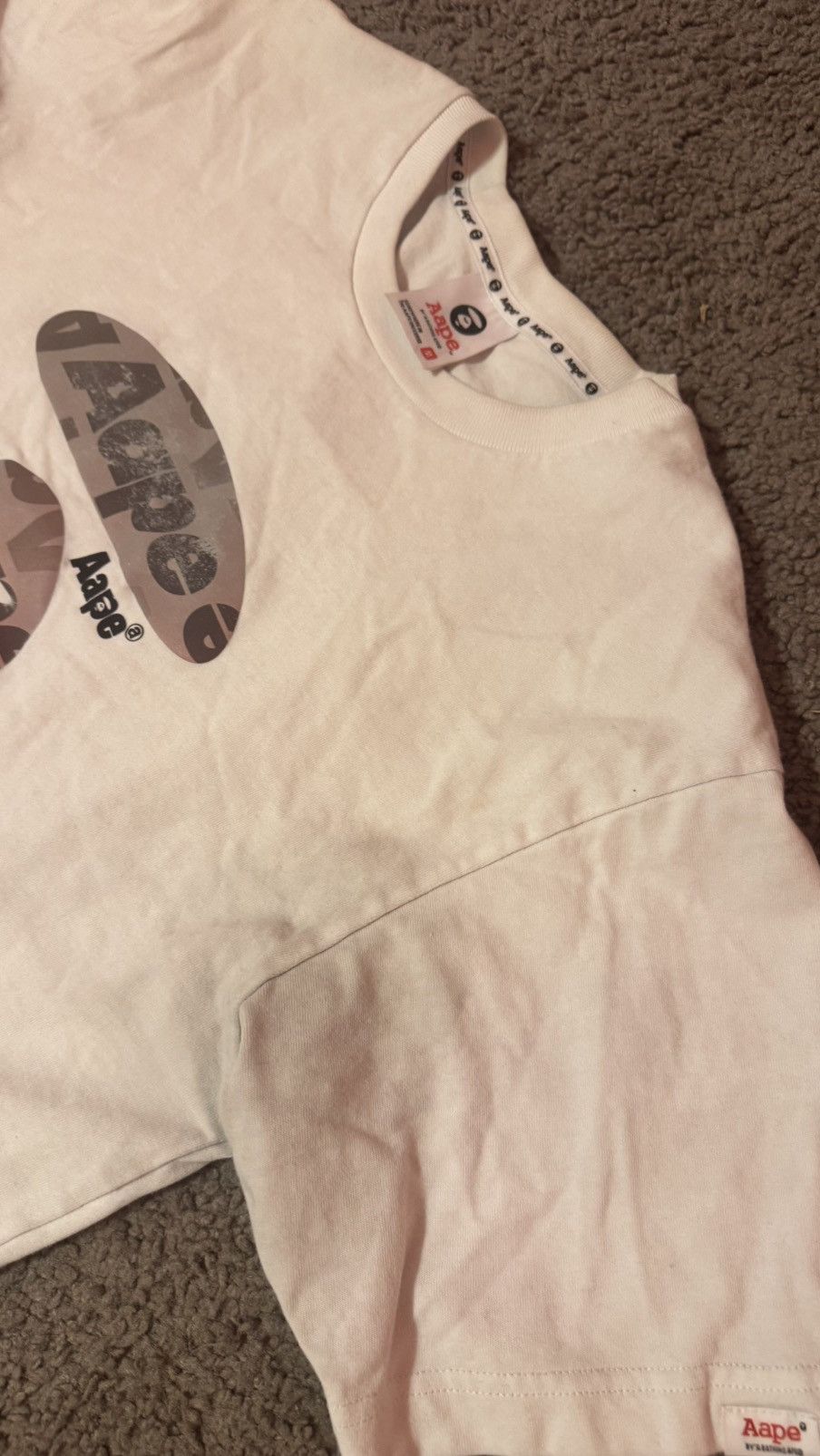 Aape Aape White Printed T Shirt Size US M / EU 48-50 / 2 - 4 Thumbnail