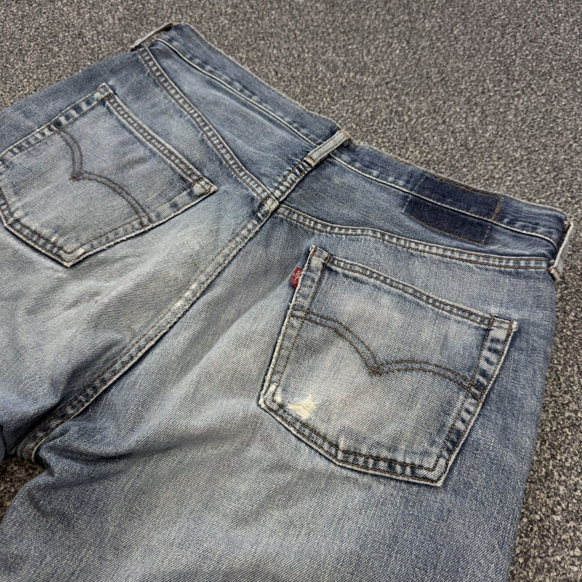 Levi's Vintage Clothing Vintage Selvedge Big E 70s 80s Levis 508xx Used Look Denim Size US 36 / EU 52 - 8 Thumbnail
