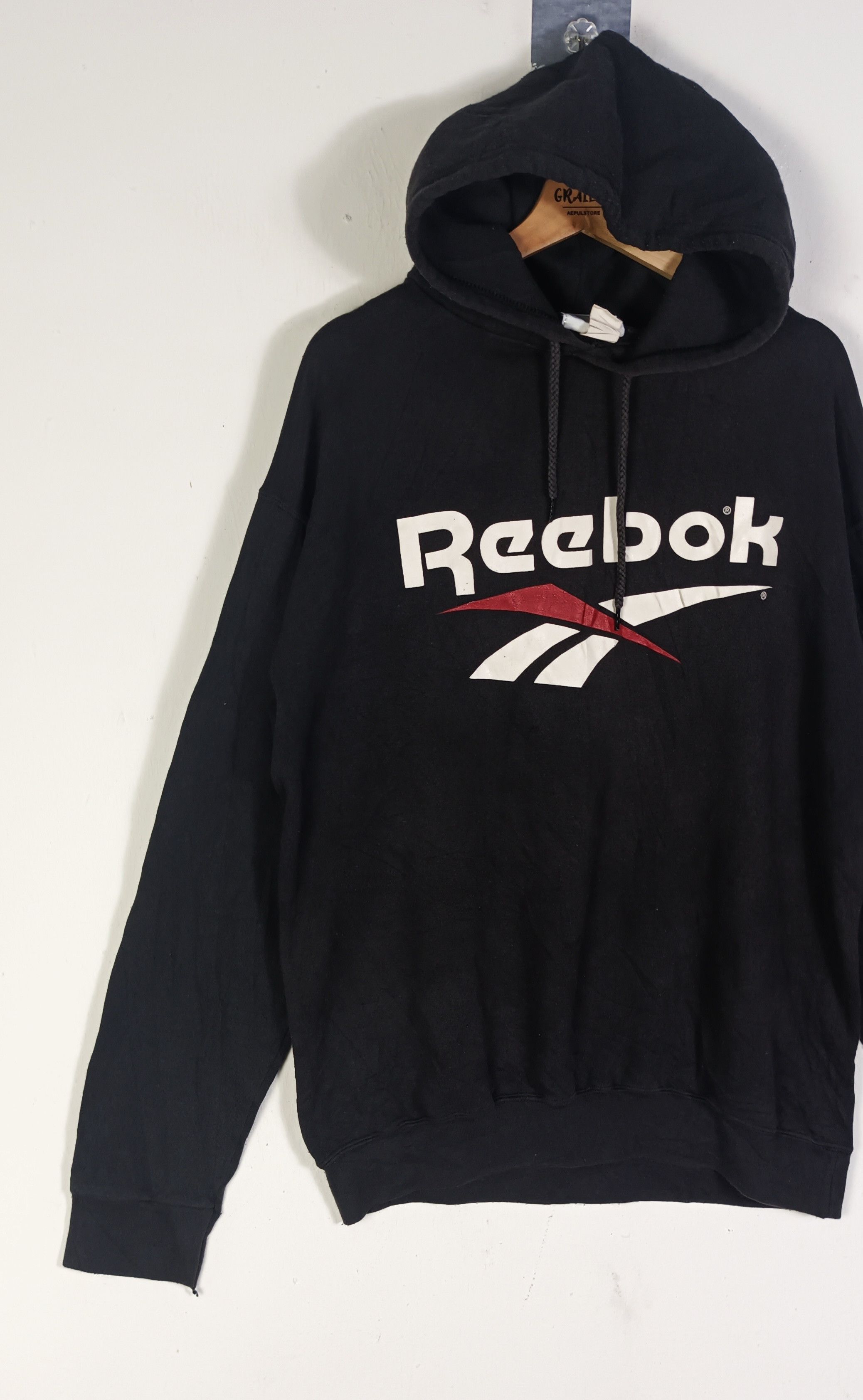 Reebok × Vintage Vintage💥Reebok Made In USA Hoodie Size US L / EU 52-54 / 3 - 4 Thumbnail