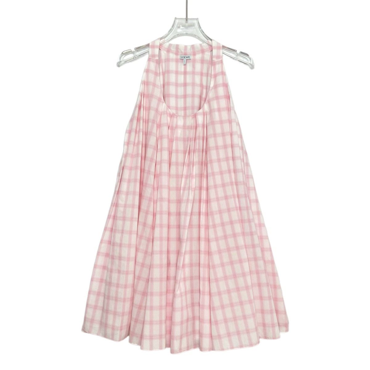 Loewe LOEWE SS25 Check Color-block Sleeveless Dress K26WX Size XXS / US 00 / IT 34 - 1 Thumbnail