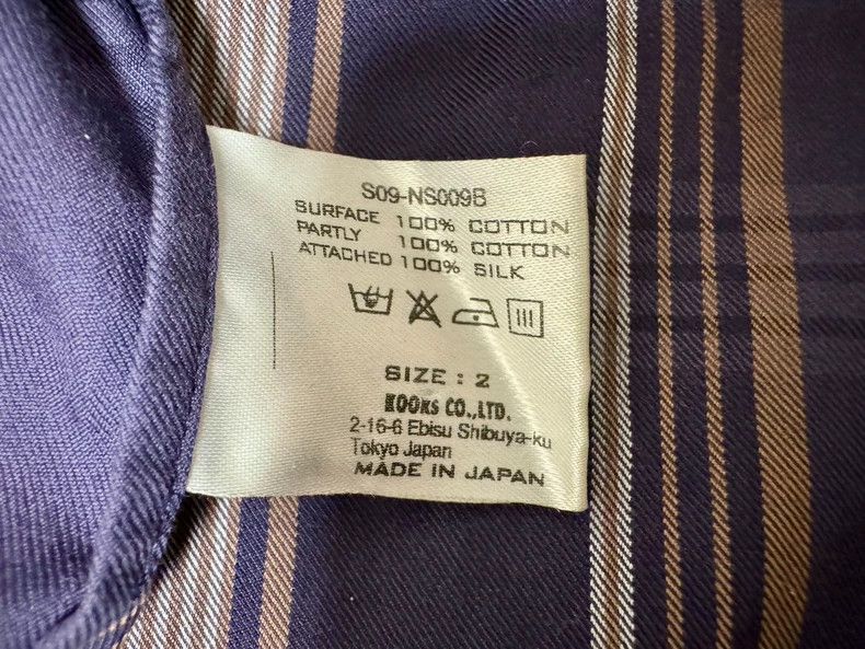 Number (N)ine Number (N)ine09 Court stitched plaid shirt 2503-Nextarrow Size US M / EU 48-50 / 2 - 4 Thumbnail