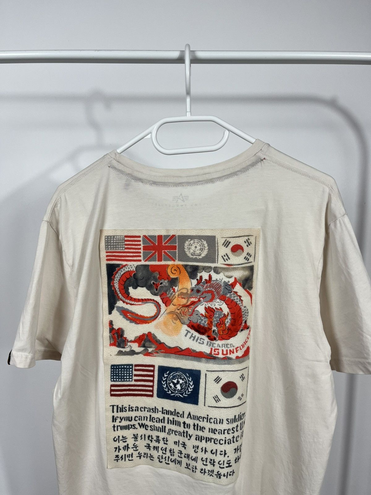 Alpha Industries Alpha Industries Graphic Tee Crash Message Back Print L Size US L / EU 52-54 / 3 - 2 Thumbnail