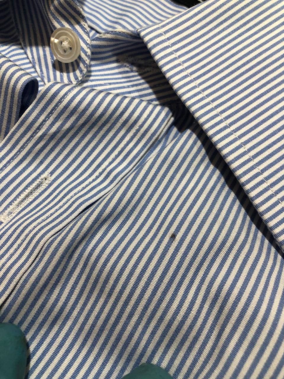 Tom Ford Tom Ford Blue Striped Button Down Shirt Size US XL / EU 56 / 4 - 11 Thumbnail