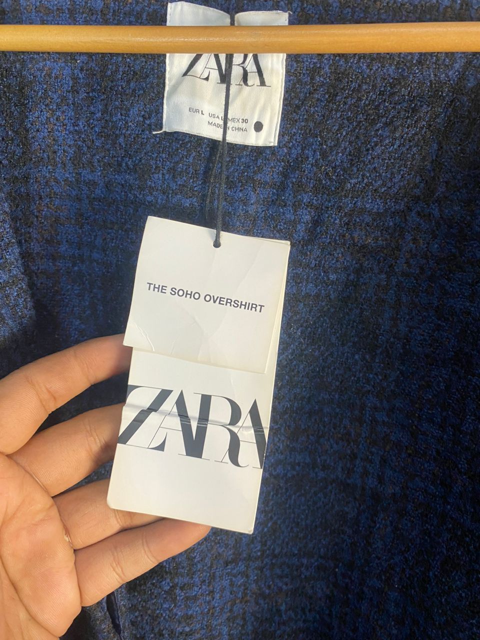 Zara Zara button up beggie jacket like new with tag Size L / US 10 / IT 46 - 6 Thumbnail