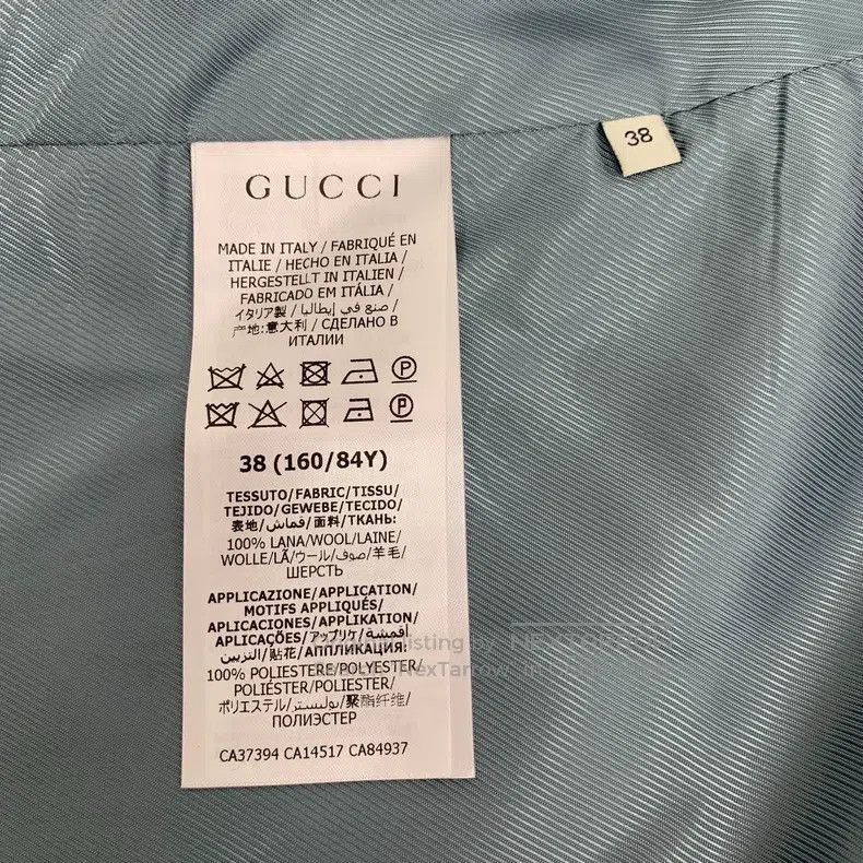 Gucci Gucci Brown checkered wool lapel single-breasted long-slee Size XS / US 0-2 / IT 36-38 - 8 Thumbnail
