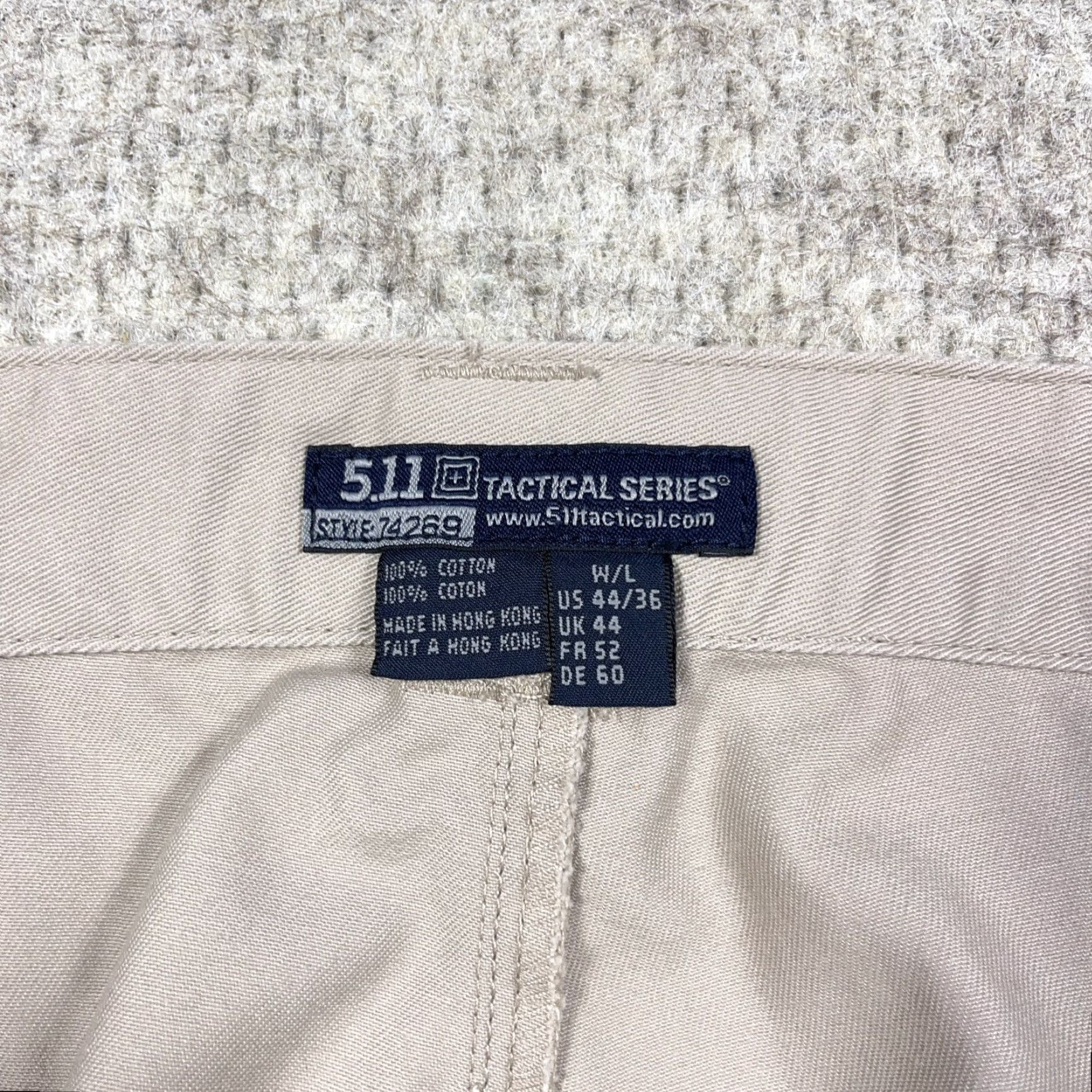 Vintage 5.11 Tactical Pants Men 44x36 Khaki Beige Cotton Blend Straight Pants Army USA 5.11 Tactical 44 Regular Mens Size US 44 / EU 60 - 4 Thumbnail