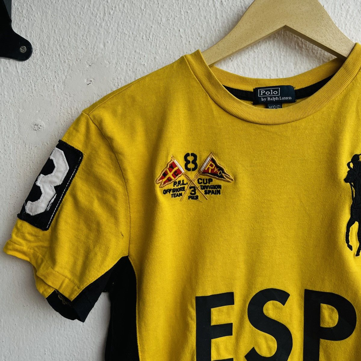 Polo Ralph Lauren × Ralph Lauren × Vintage Vintage Ralph Lauren Body Fit ESP Spain TShirt Size M / US 6-8 / IT 42-44 - 5 Thumbnail