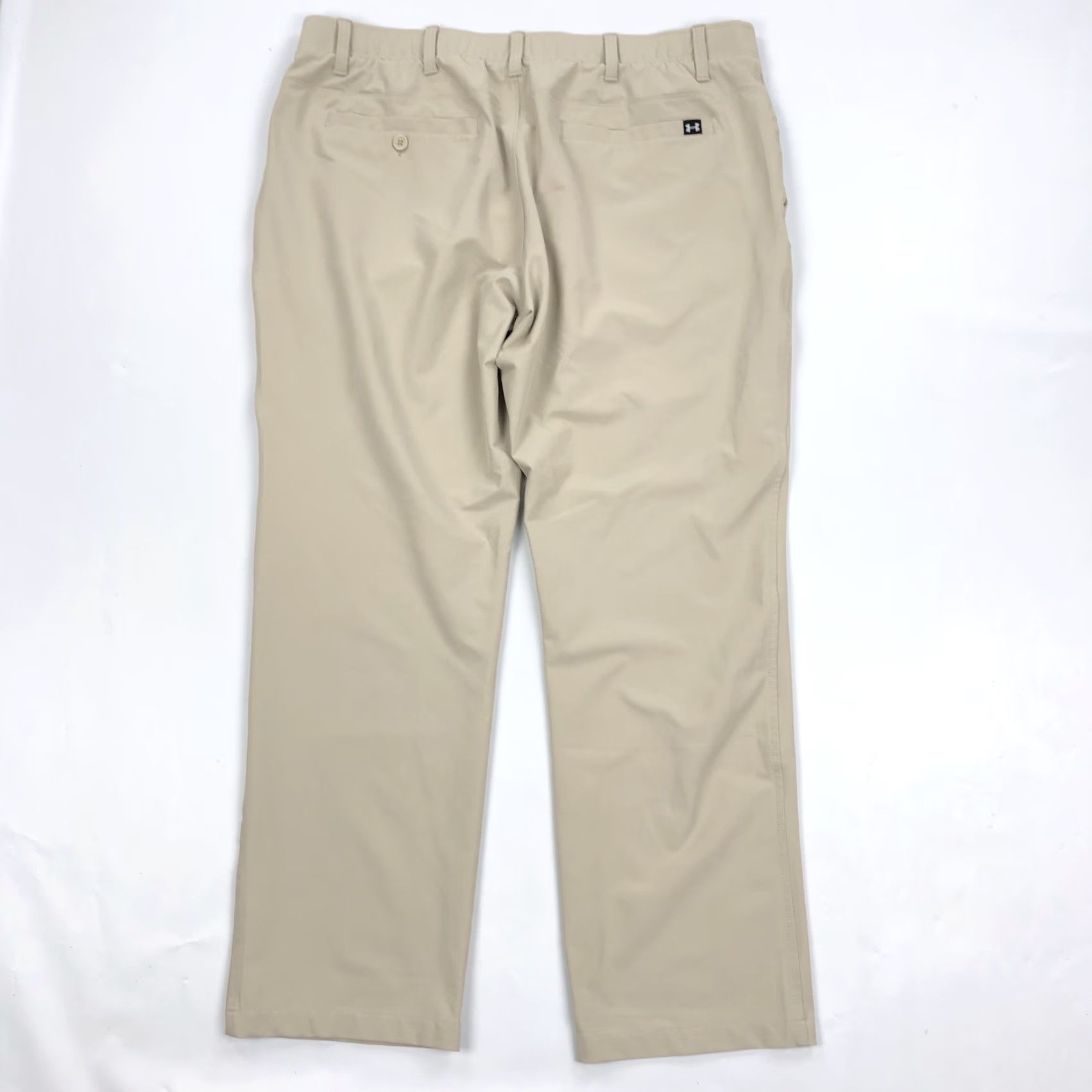 Under Armour Under Armour Men's Performance Golf Pants Khaki Tan 40x30 Regular Straight Leg Pants Mens Golf Pants Slant Pocket Logo Breathable Moisture Wicking Size US 40 / EU 56 - 3 Thumbnail