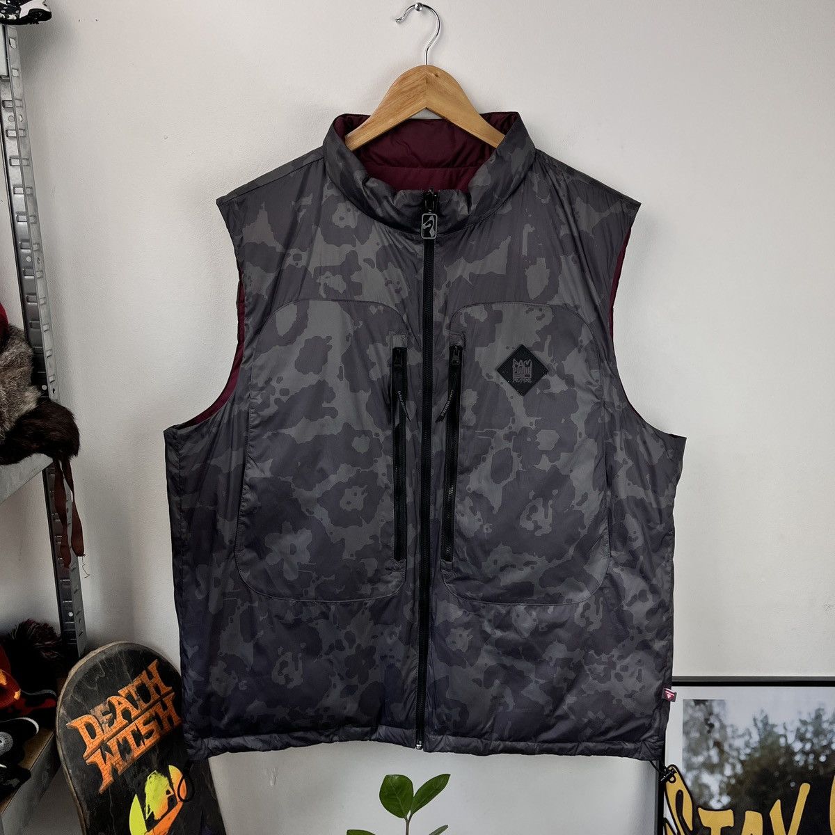 Perks And Mini Puma x Pam Paded Vest Double Side Very Rare Y2k Opium Swag Size US L / EU 52-54 / 3 - 1 Thumbnail