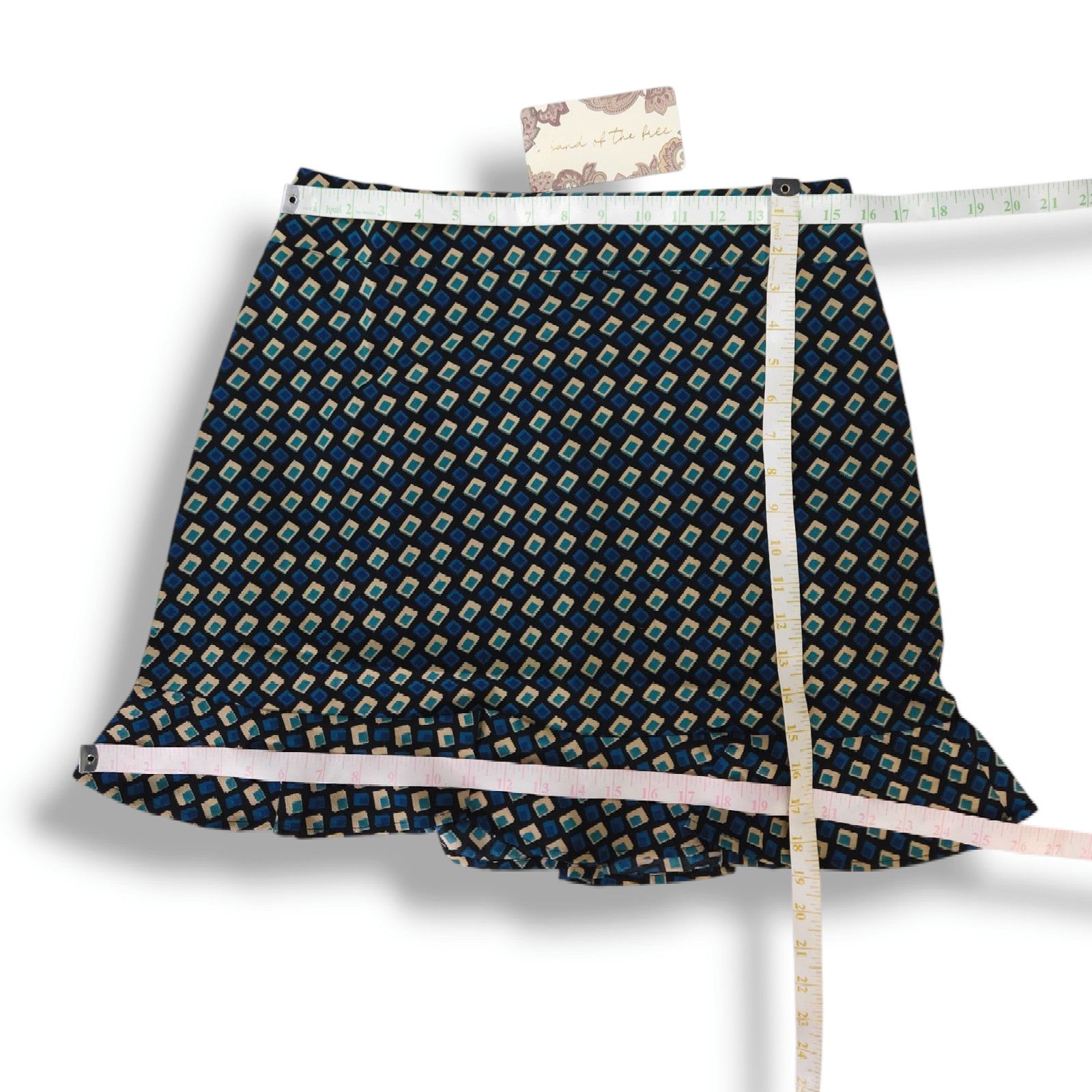 Other Band of the Free Colette Diamond Mini Skirt L Preppy NWT Size 32" / US 10 / IT 46 - 9 Thumbnail