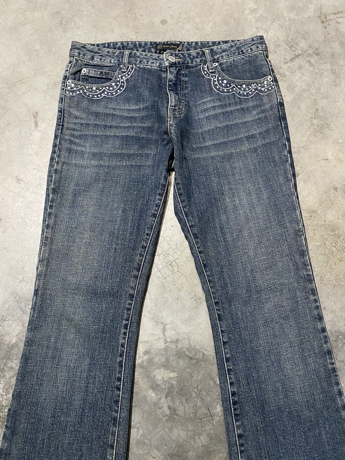 Hysteric Glamour × If Six Was Nine × Japanese Brand 💥last call💥Flare Jeans Japanese Oririn Stretchable Denim Size US 30 / EU 46 - 4 Thumbnail