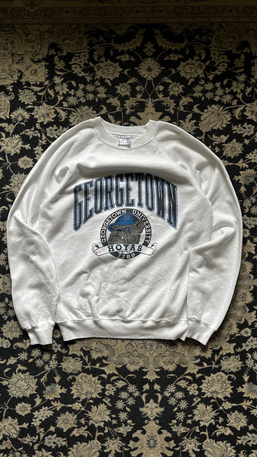 Vintage Vintage 80’s Georgetown University sweatshirt Size US L / EU 52-54 / 3 - 1 Thumbnail